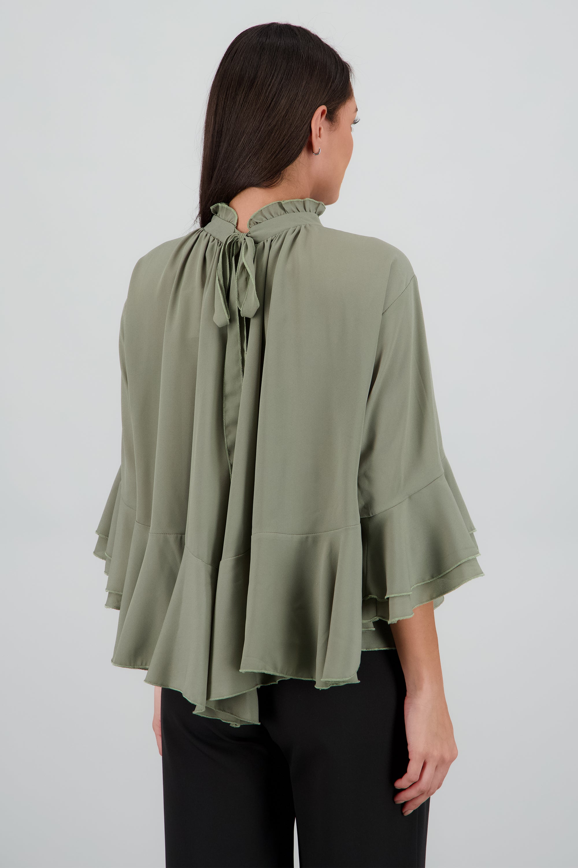 Blusa olanes capa de chiffon SAGE