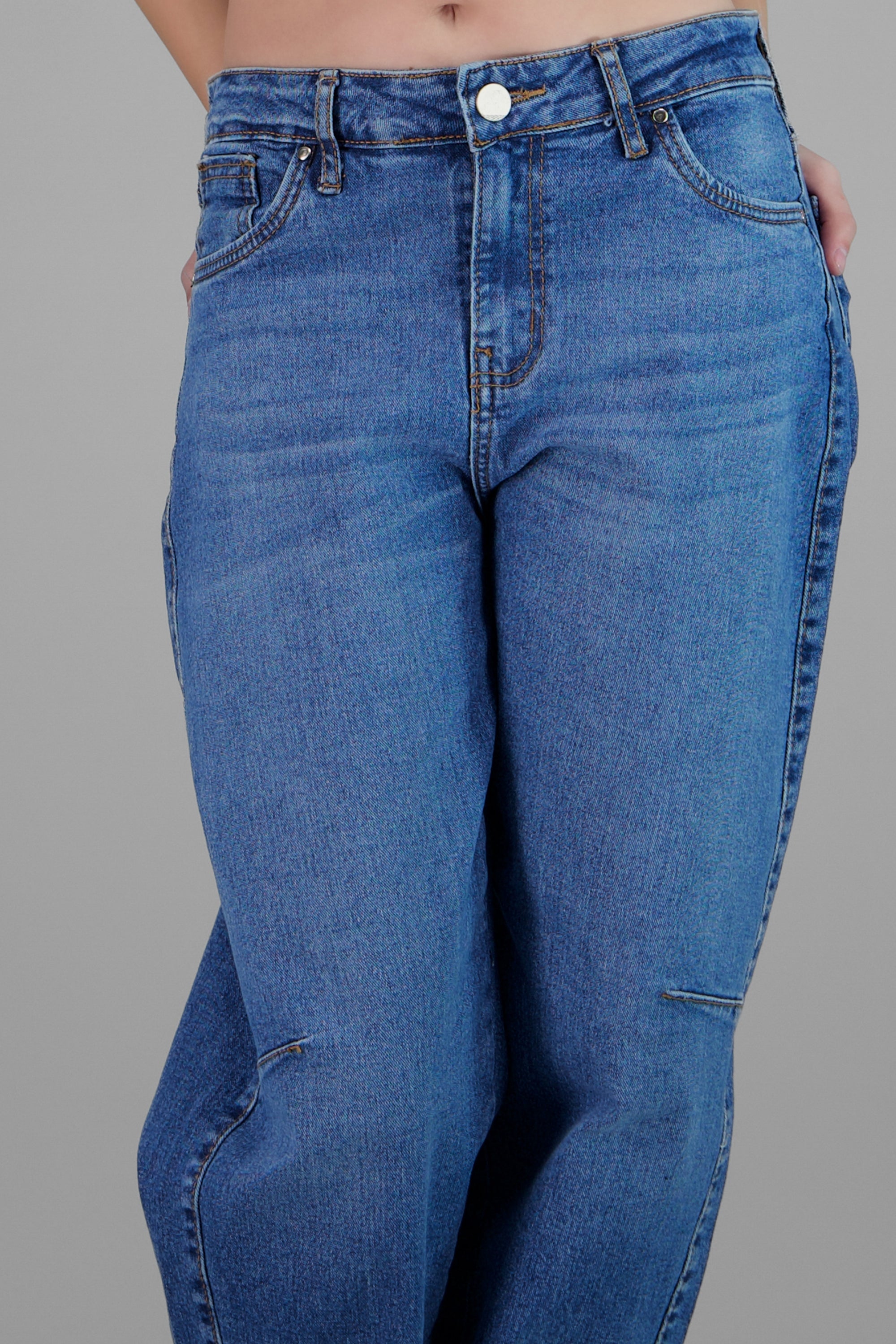 Jeans barrel slim DARK WASH