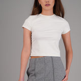 Playera deportiva manga corta lisa