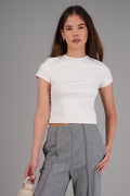 Playera deportiva manga corta lisa
