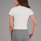 Playera deportiva manga corta lisa