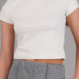 Playera deportiva manga corta lisa