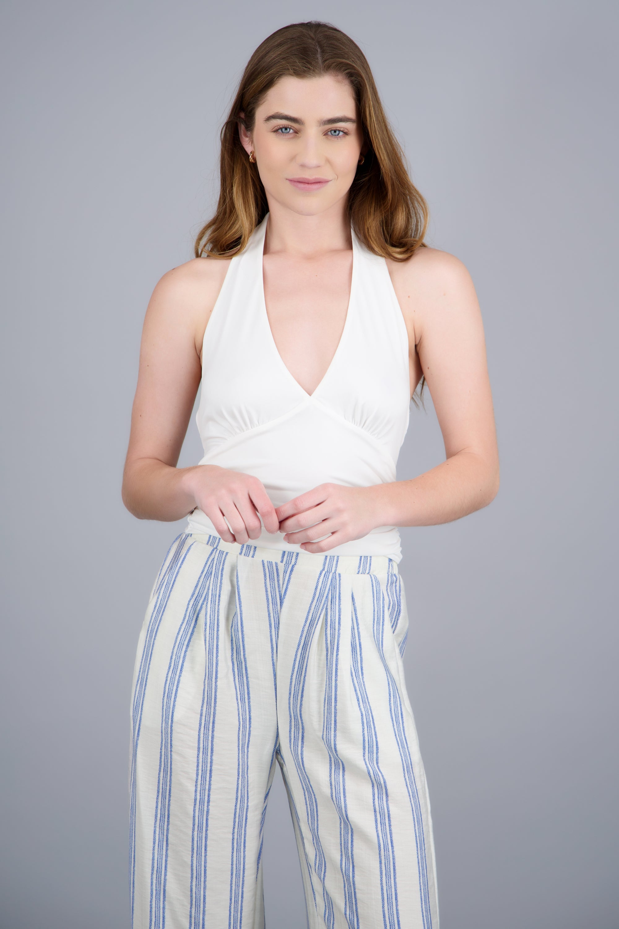 Top halter detalle espalda BLANCO