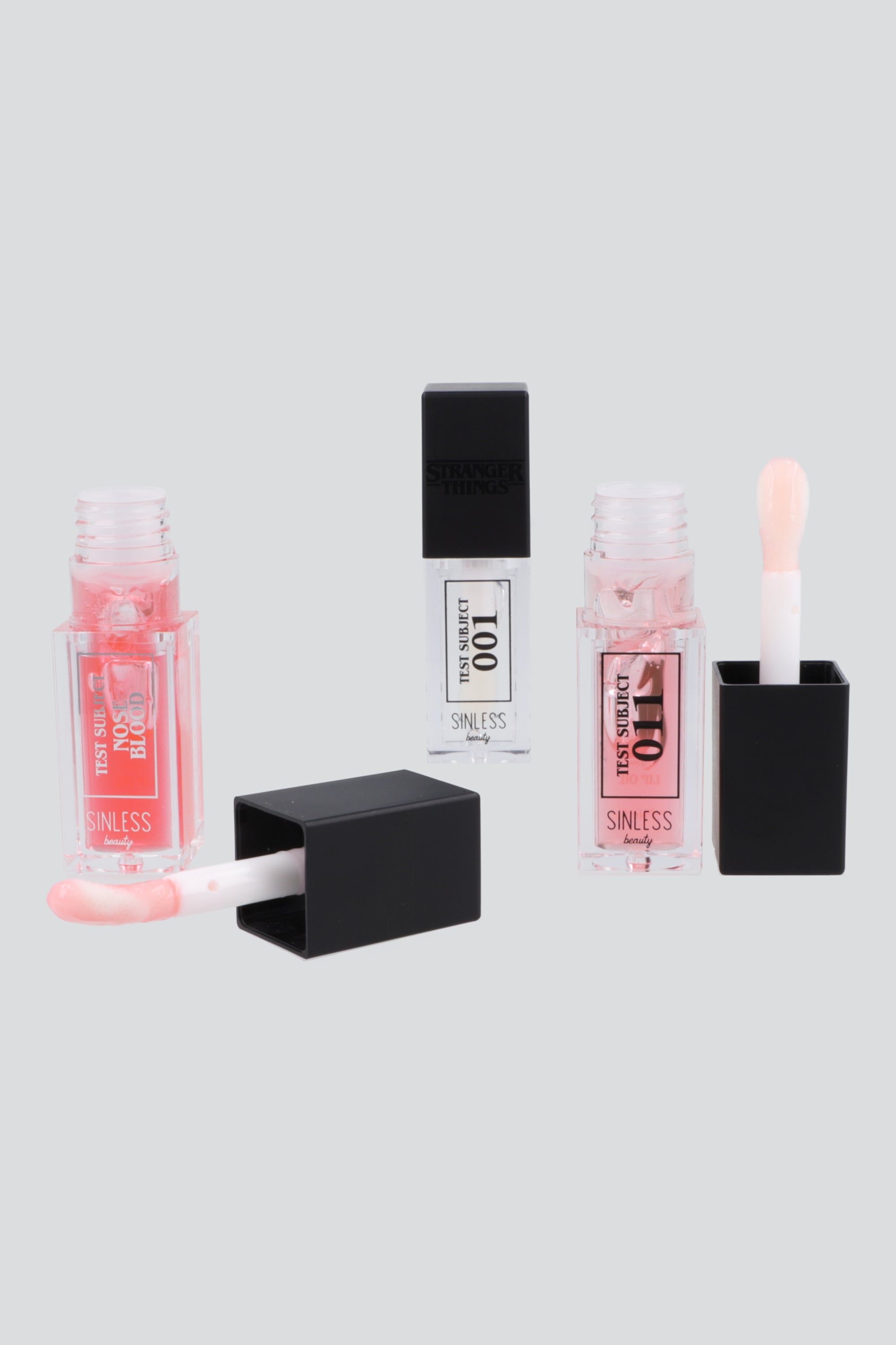Set 3 lip oils stranger things ROSA COMBO