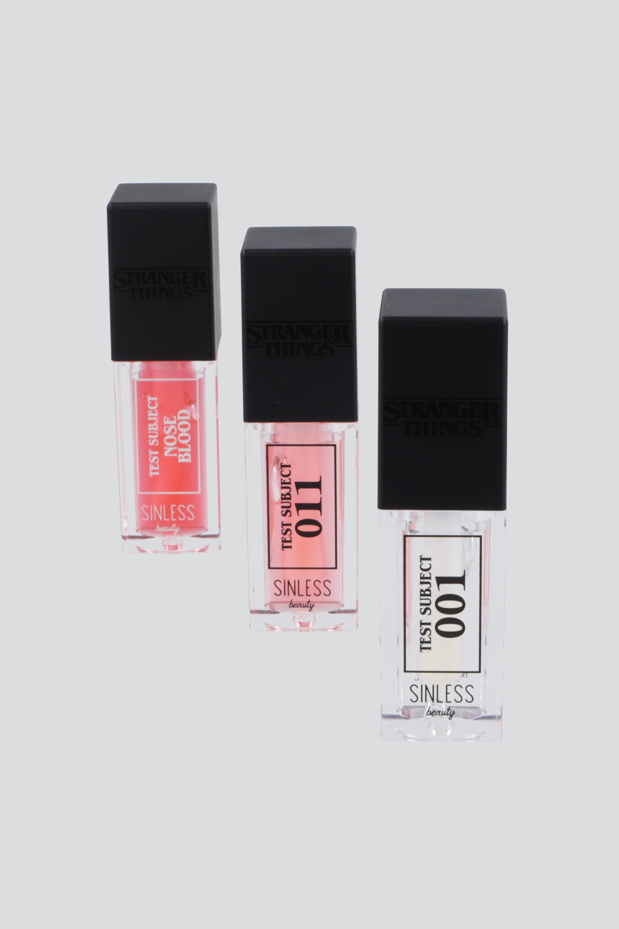 Set 3 lip oils stranger things ROSA COMBO
