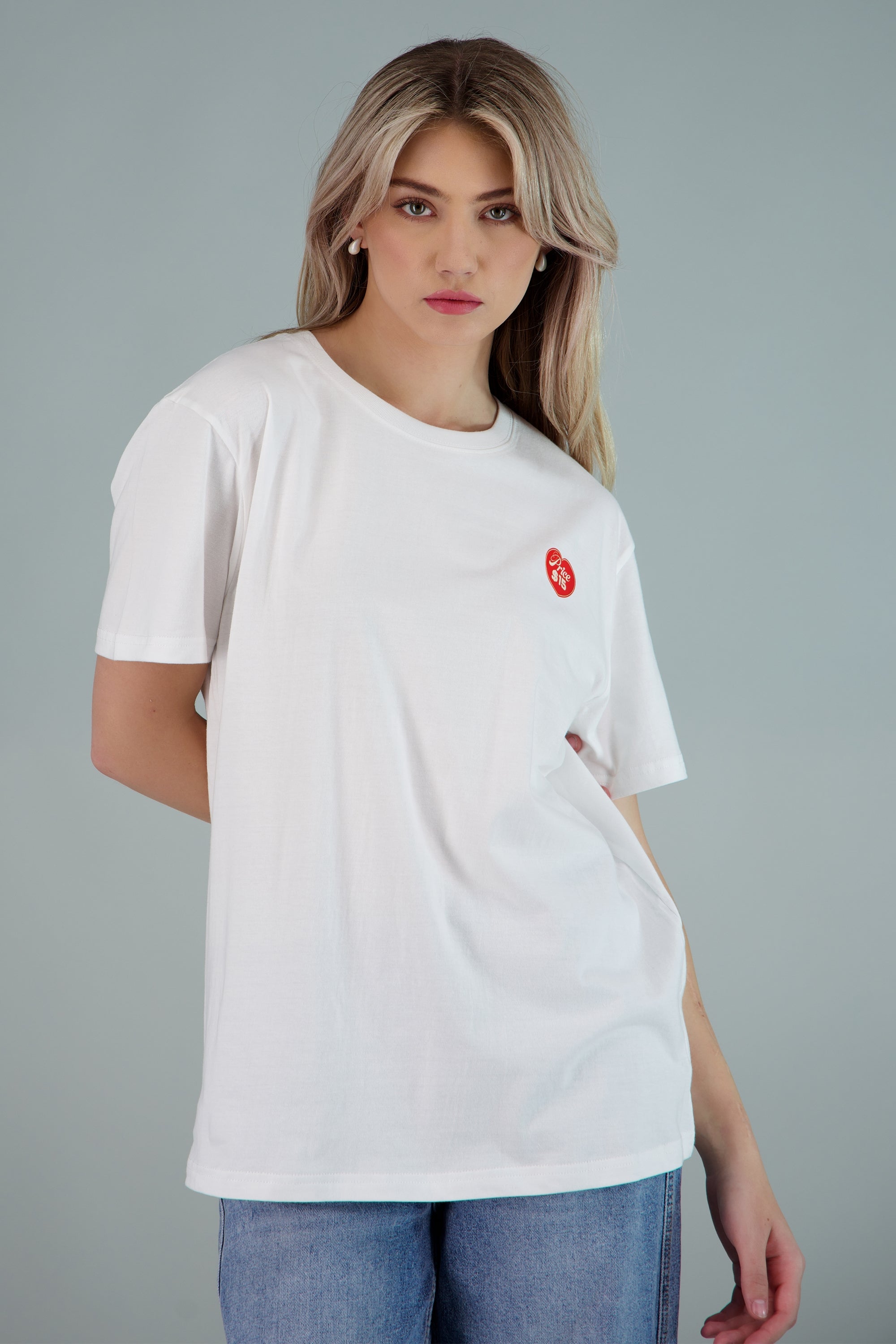 Playera estampada copa de helado BLANCO