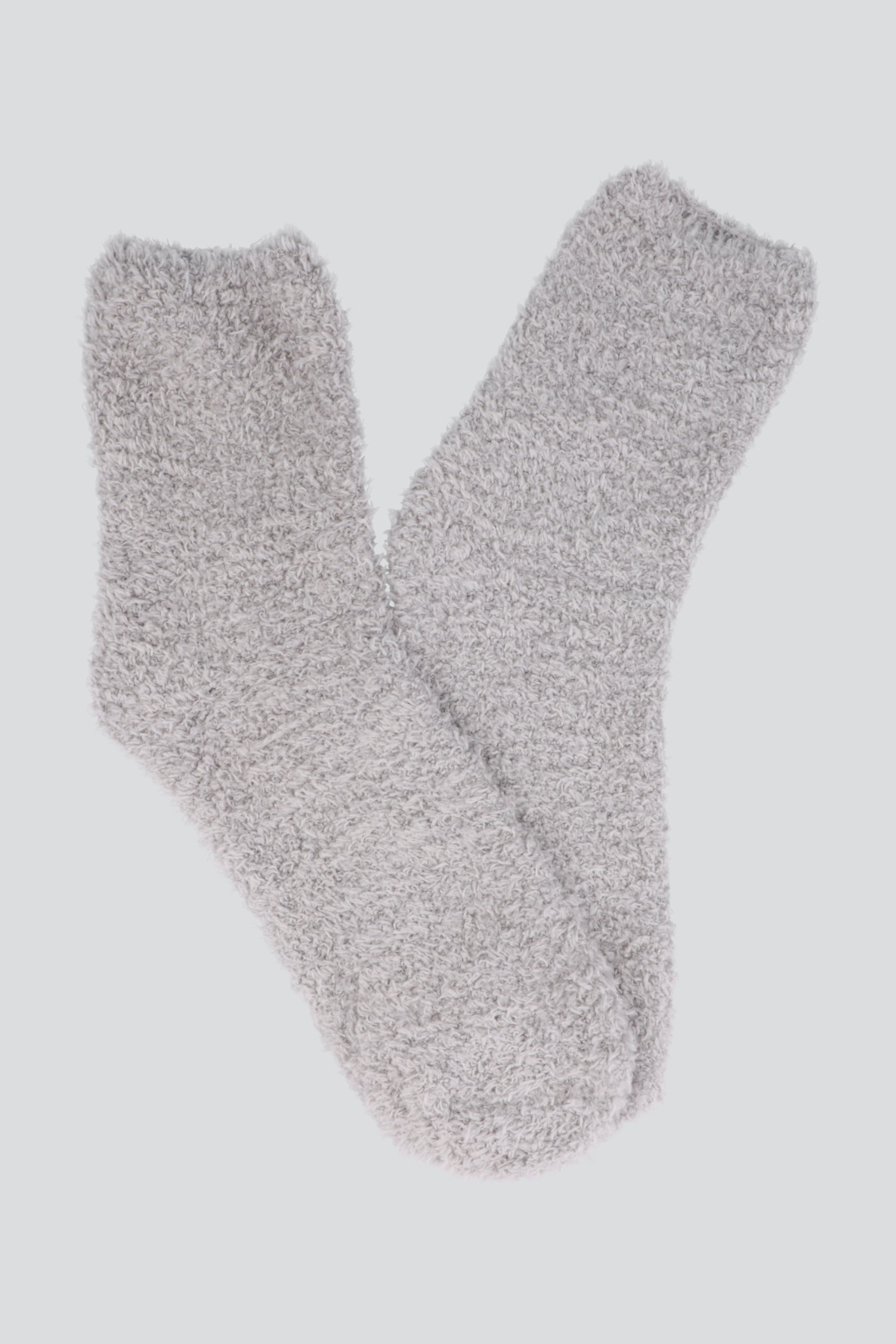 Calcetin peludo suave GRIS