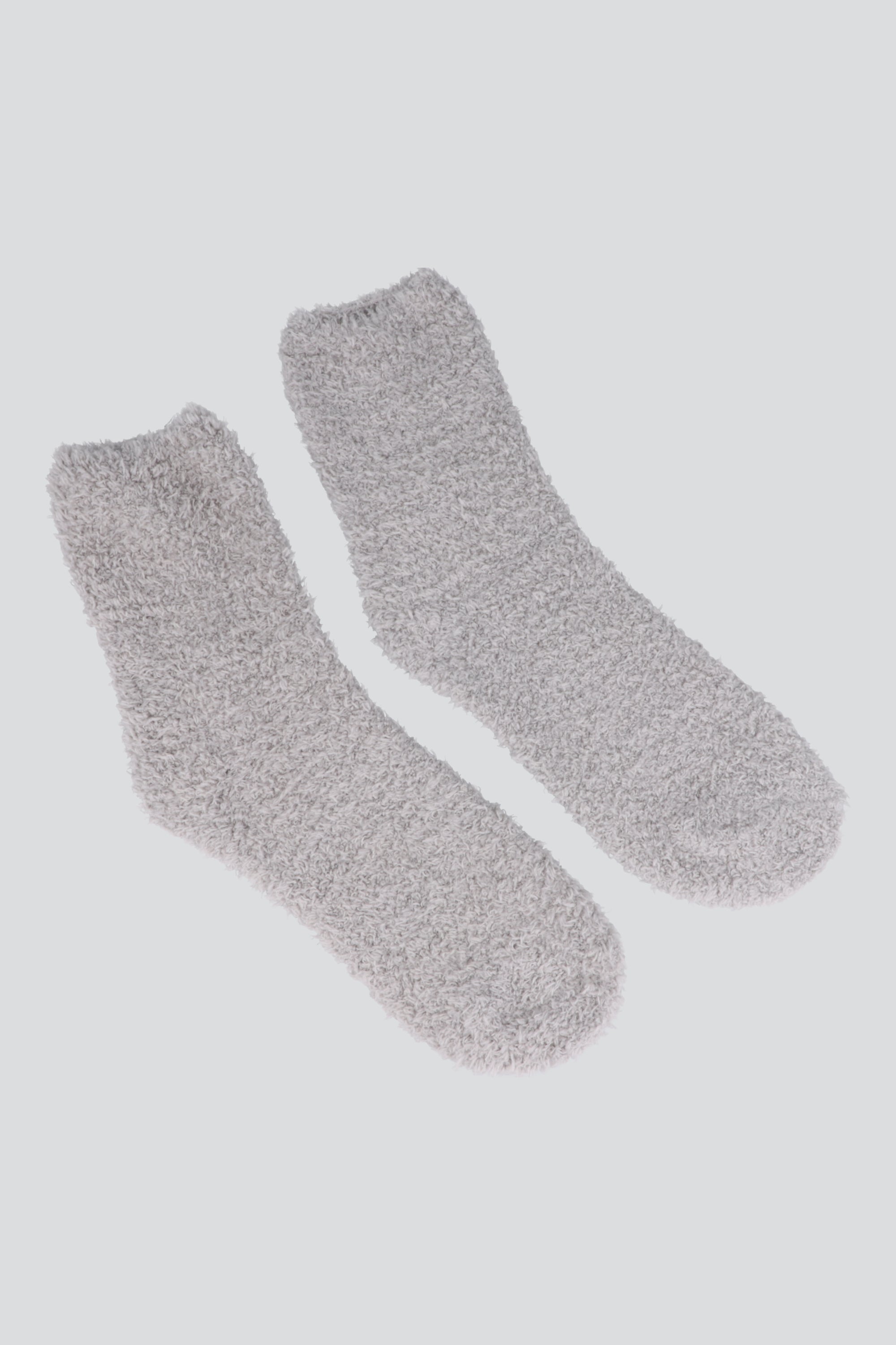 Calcetin peludo suave GRIS