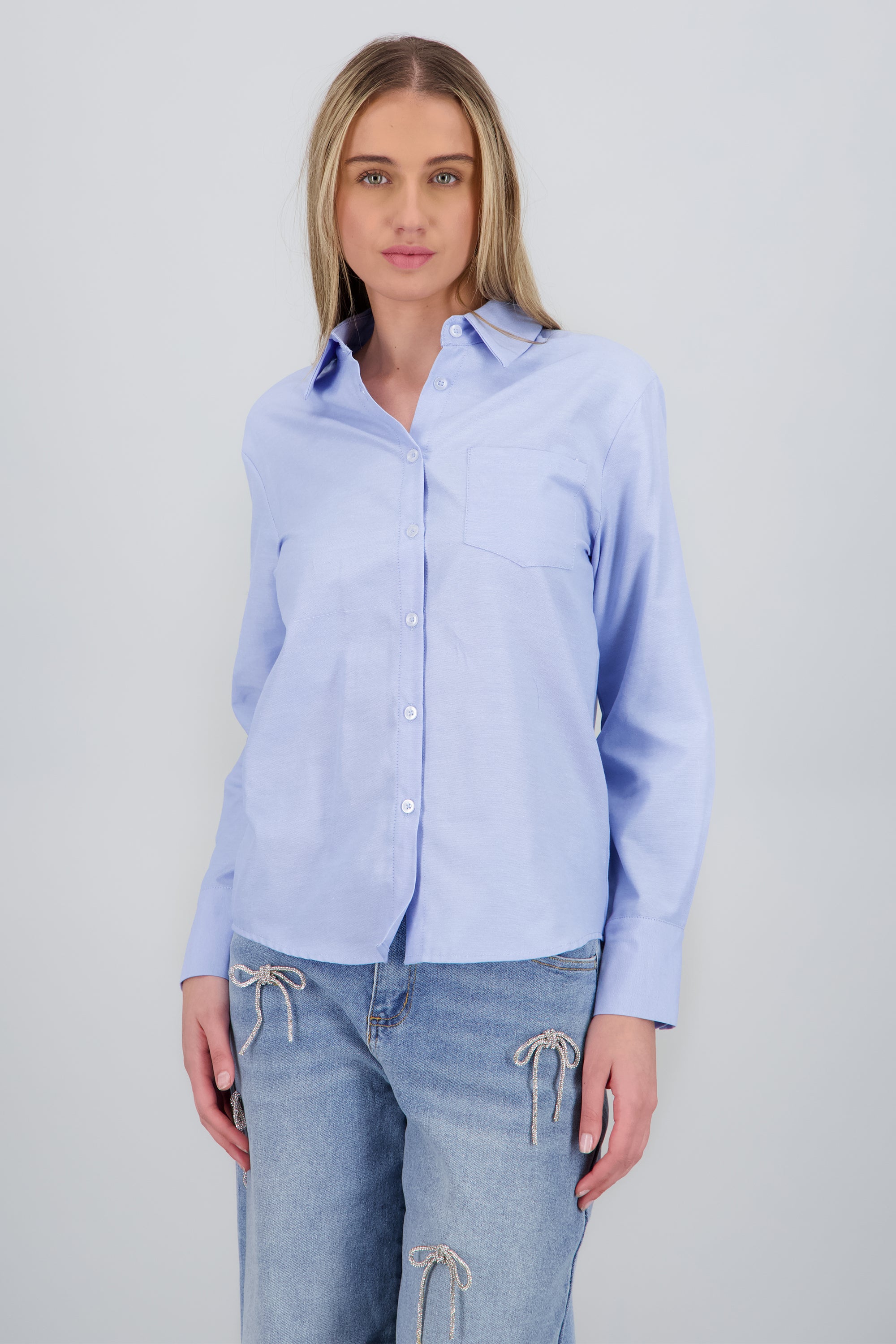 Camisa Sastreada AZUL CIELO