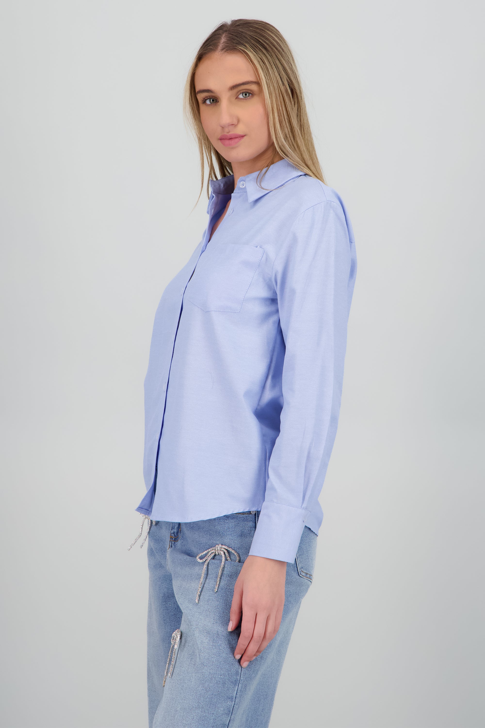 Camisa Sastreada AZUL CIELO