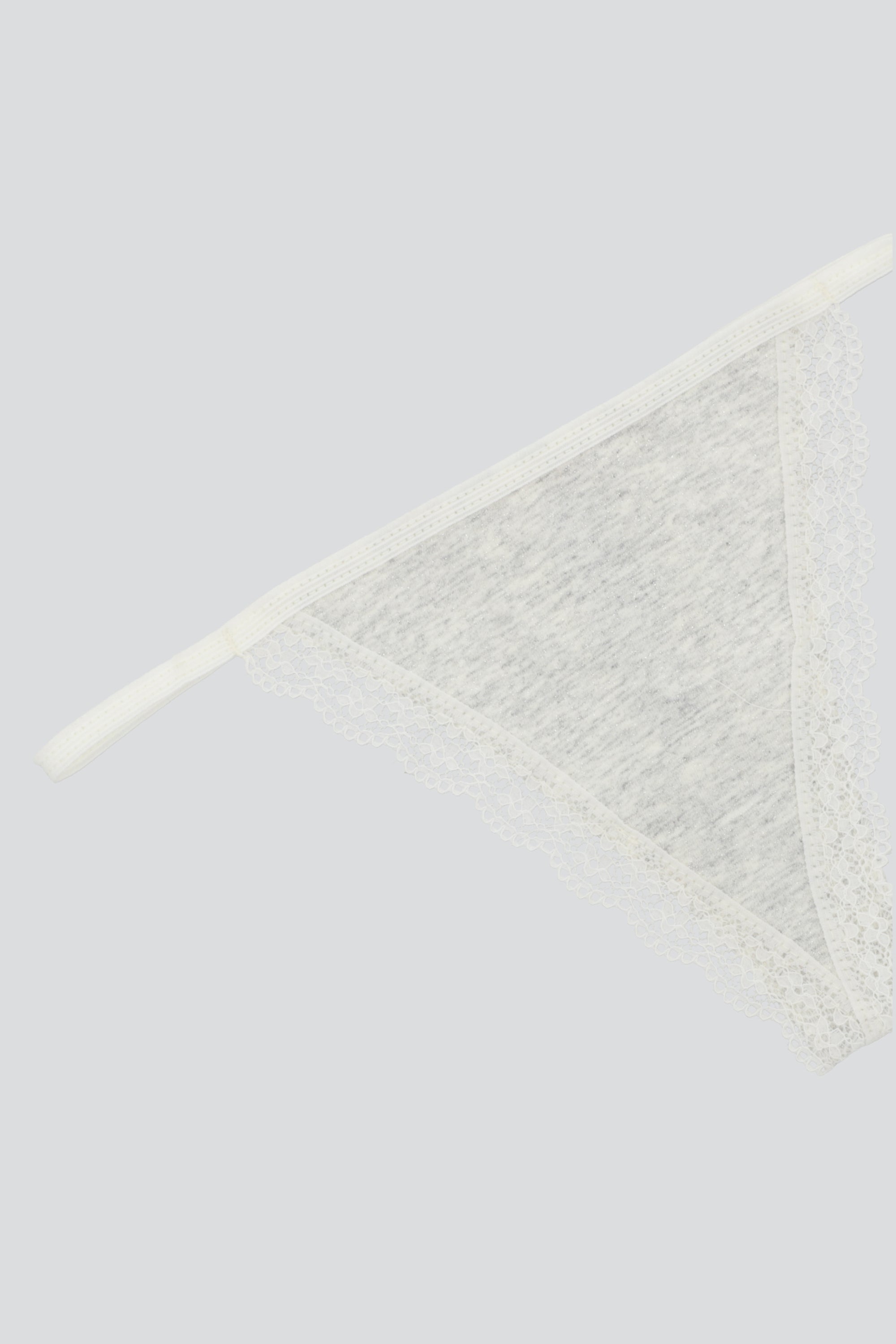 Tanga tela glitter bies GRIS