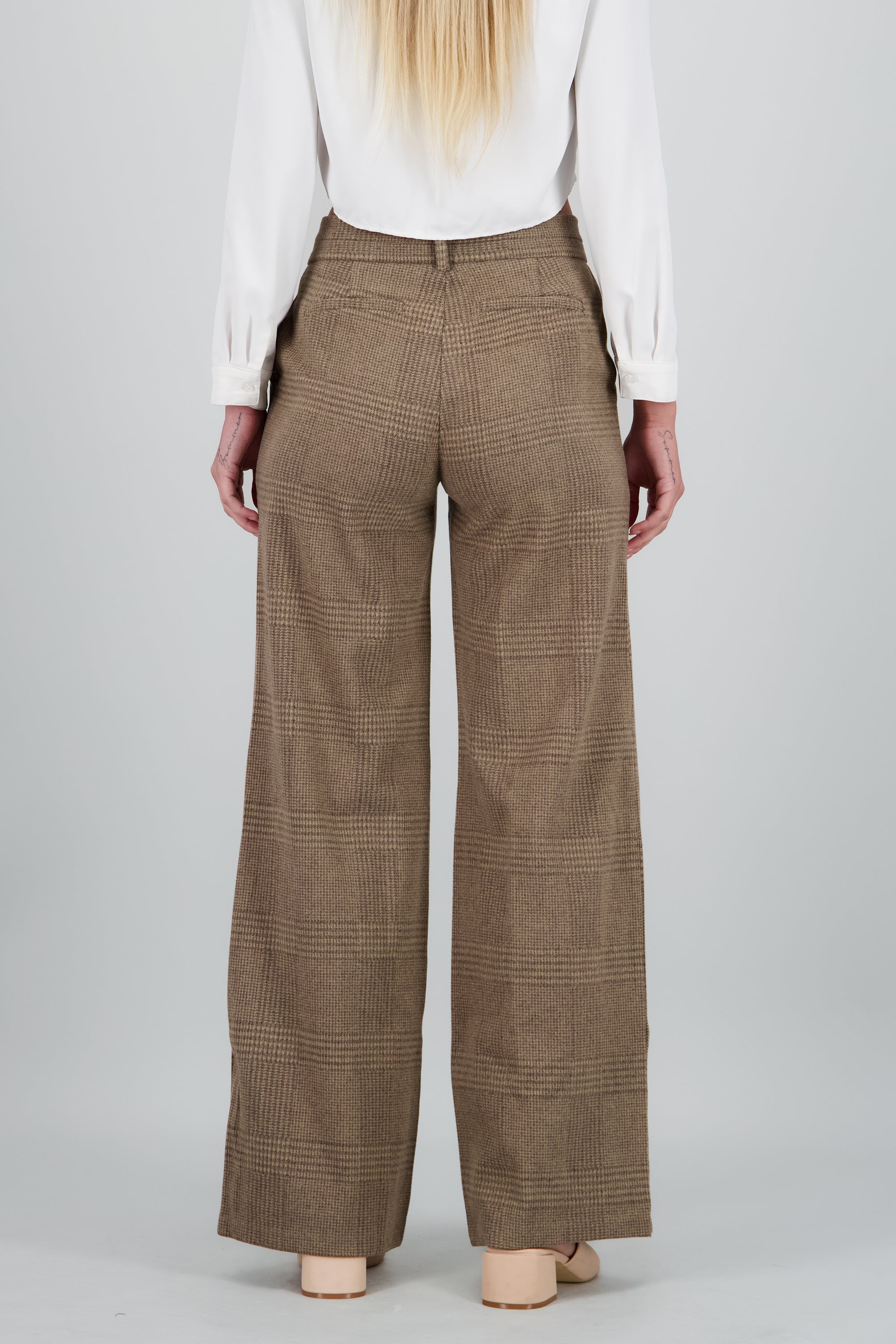 pantalon recto cuadros CAFE COMBO