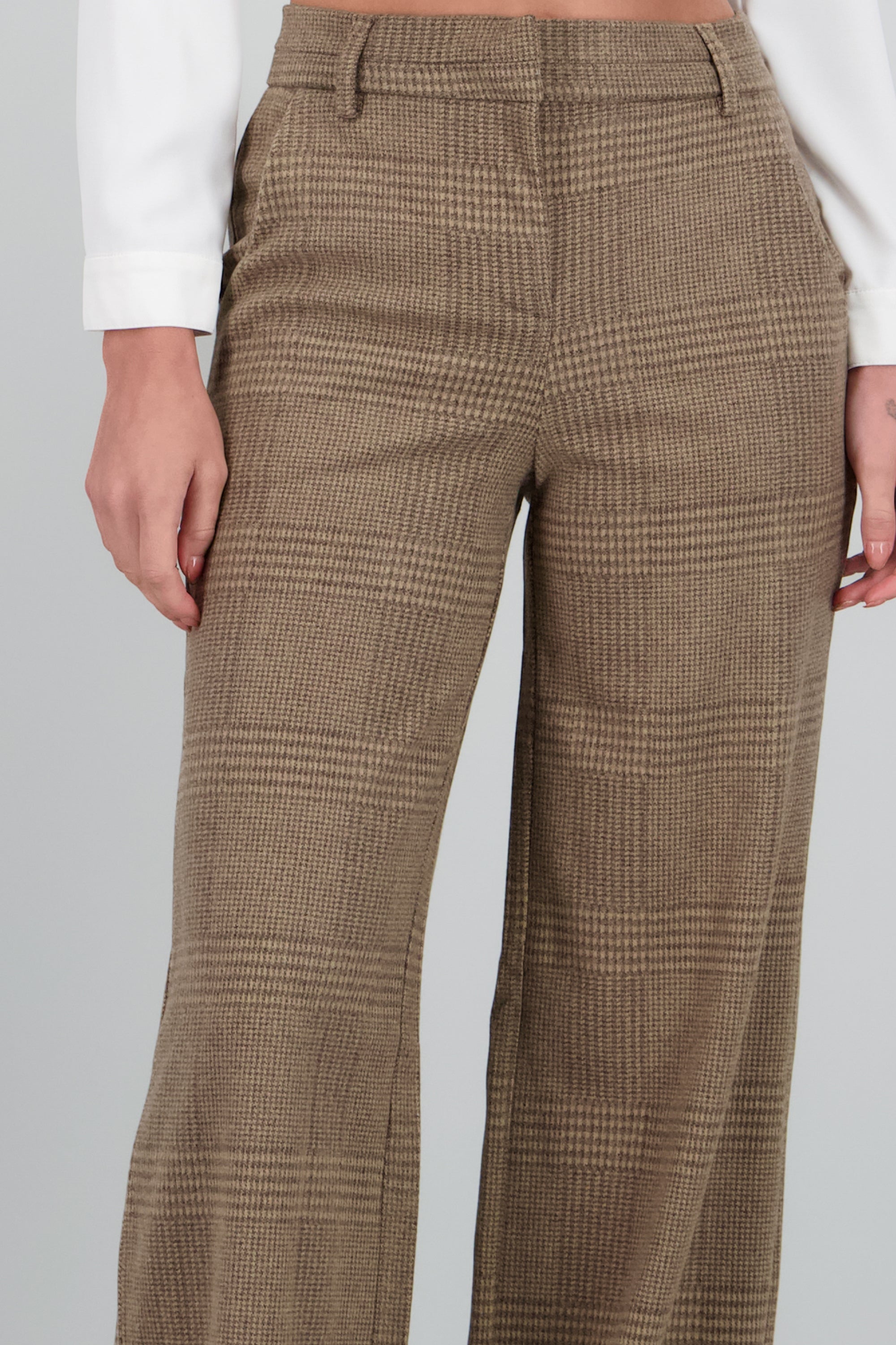 pantalon recto cuadros CAFE COMBO