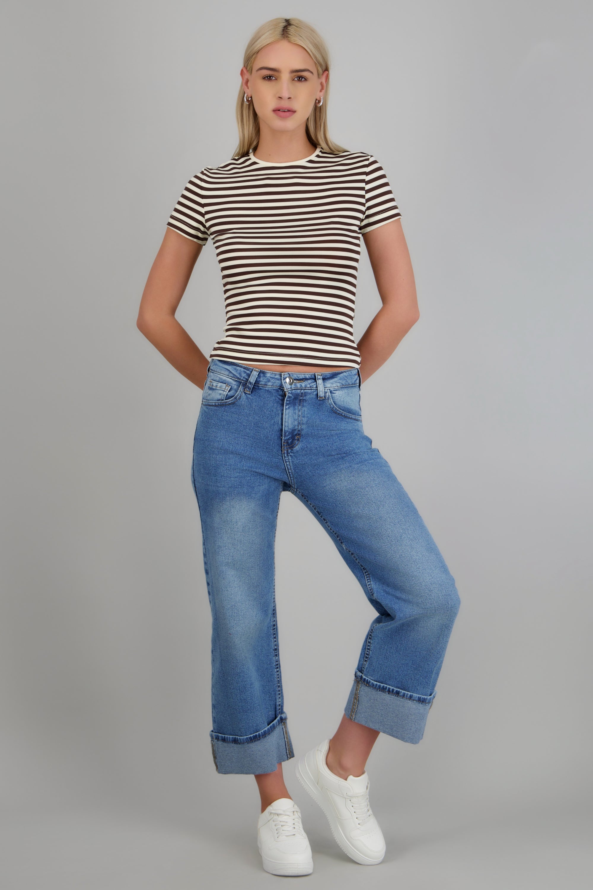 Jeans baggy tiro medio valenciana Hypsters AZUL