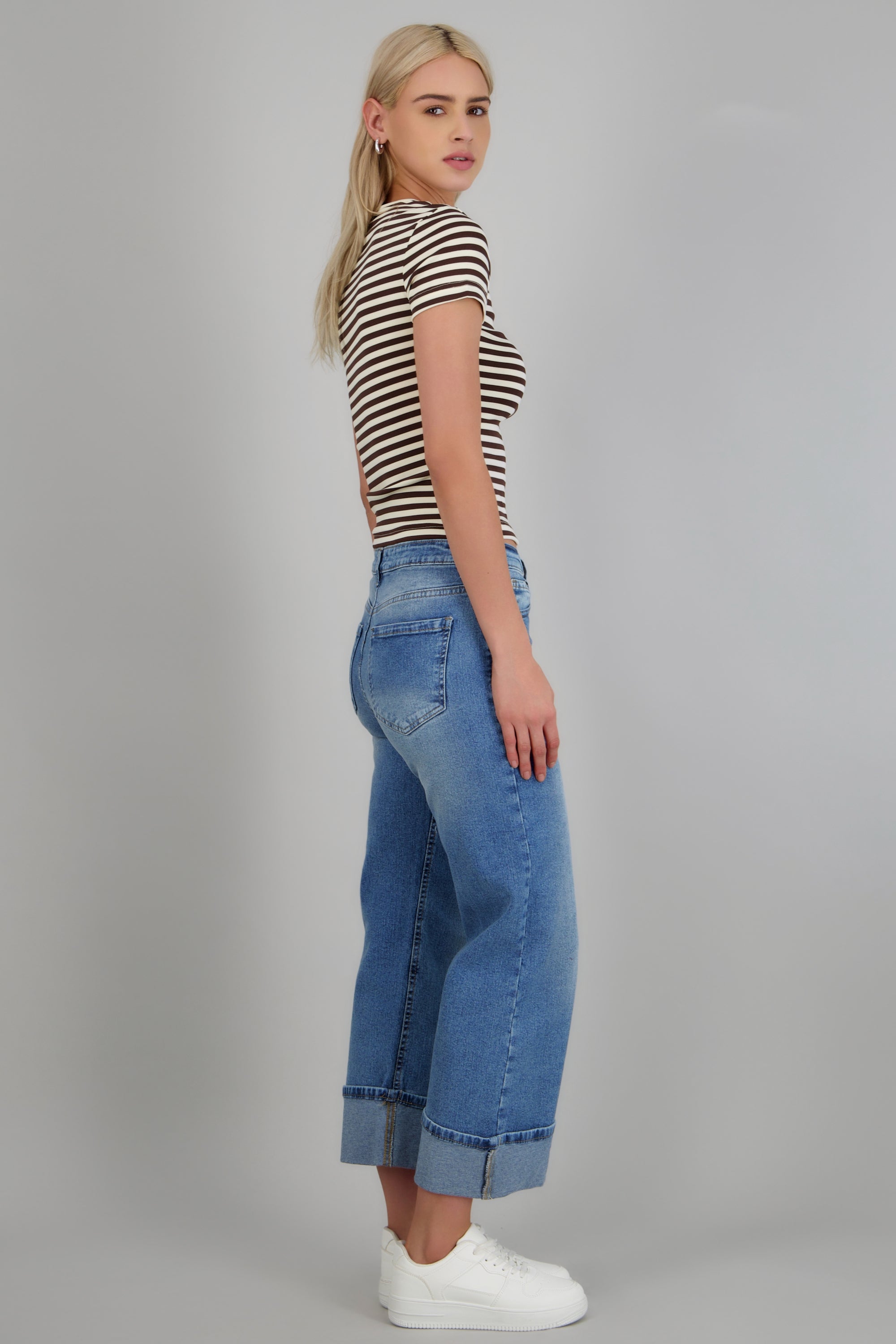 Jeans baggy tiro medio valenciana Hypsters AZUL