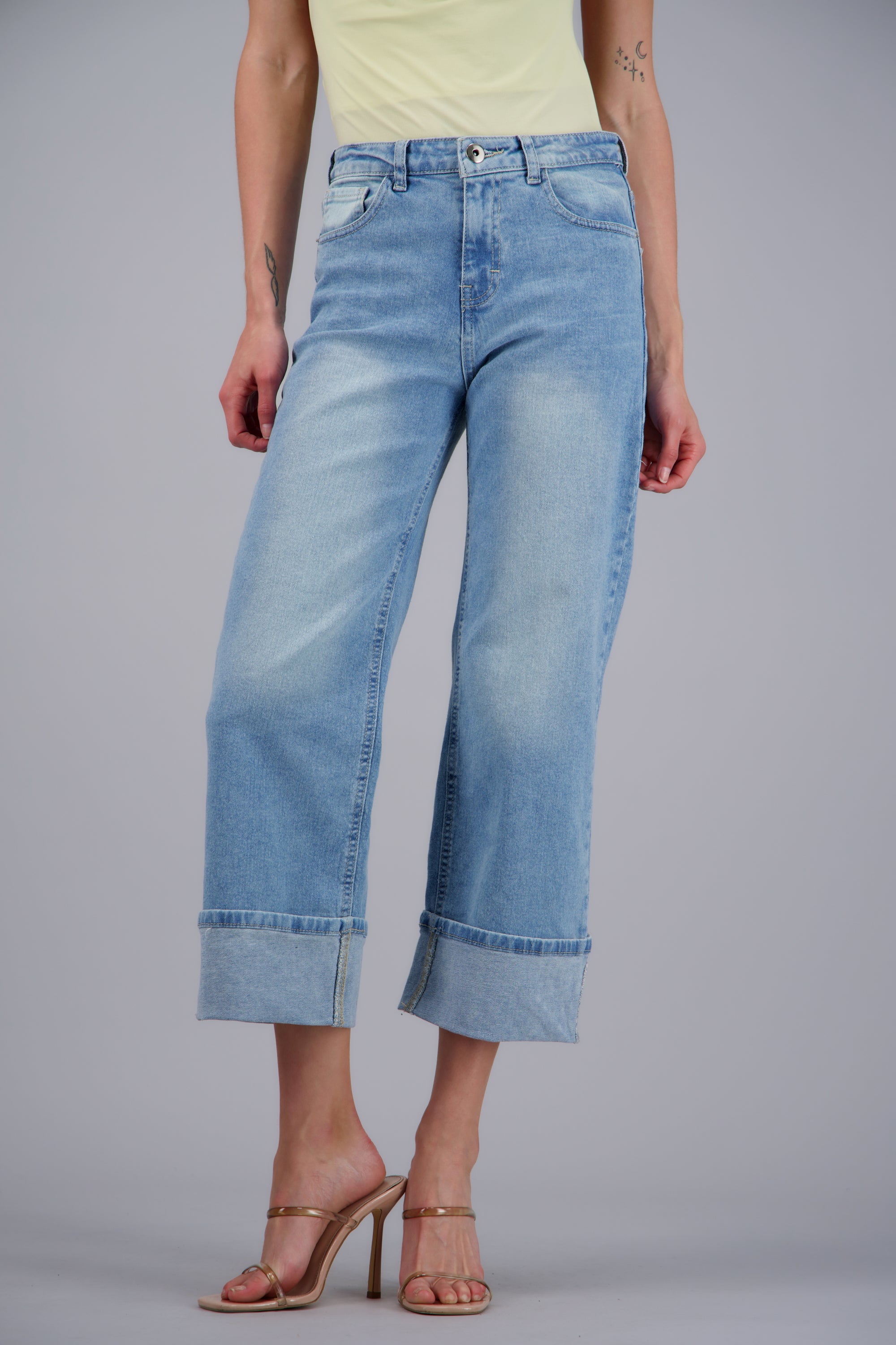 Jeans baggy tiro medio valenciana Hypsters LIGHT WASH