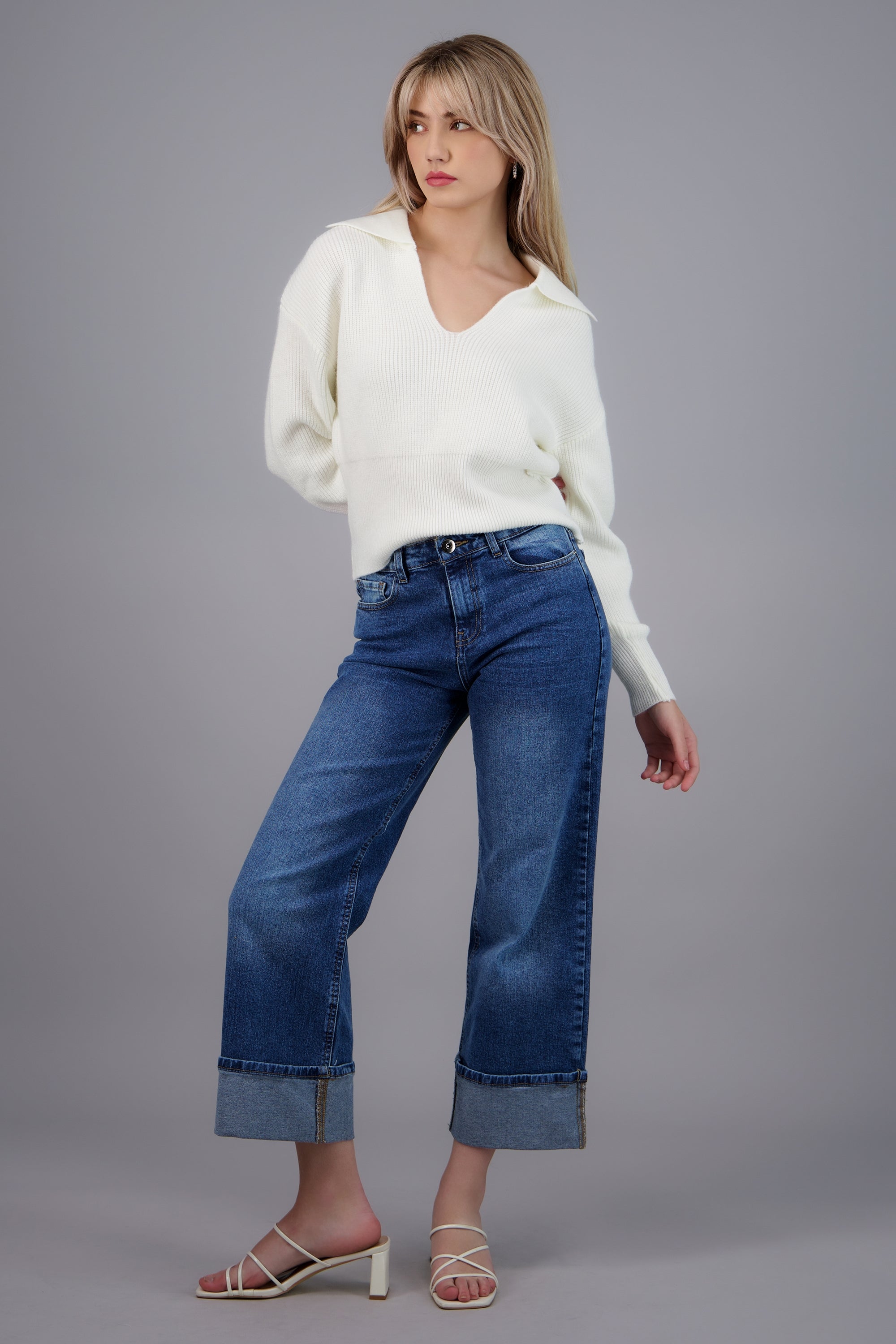 Jeans baggy tiro medio valenciana Hypsters MEDIUM WASH