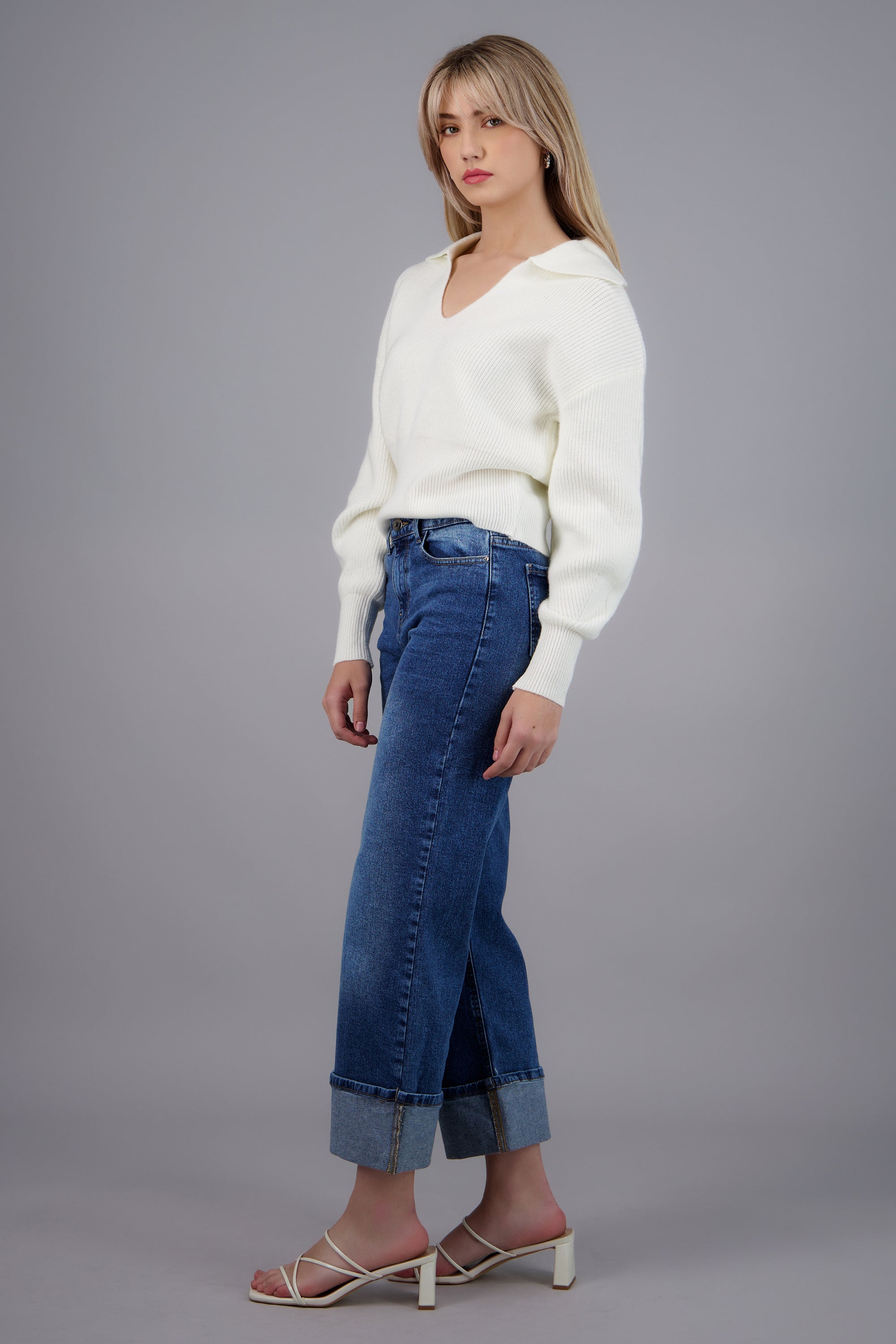 Jeans baggy tiro medio valenciana Hypsters MEDIUM WASH