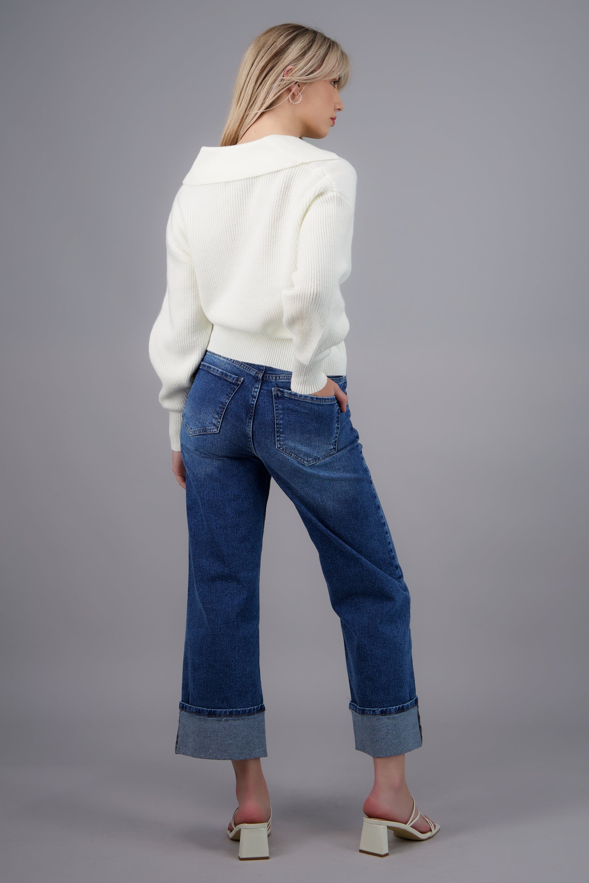 Jeans baggy tiro medio valenciana Hypsters MEDIUM WASH