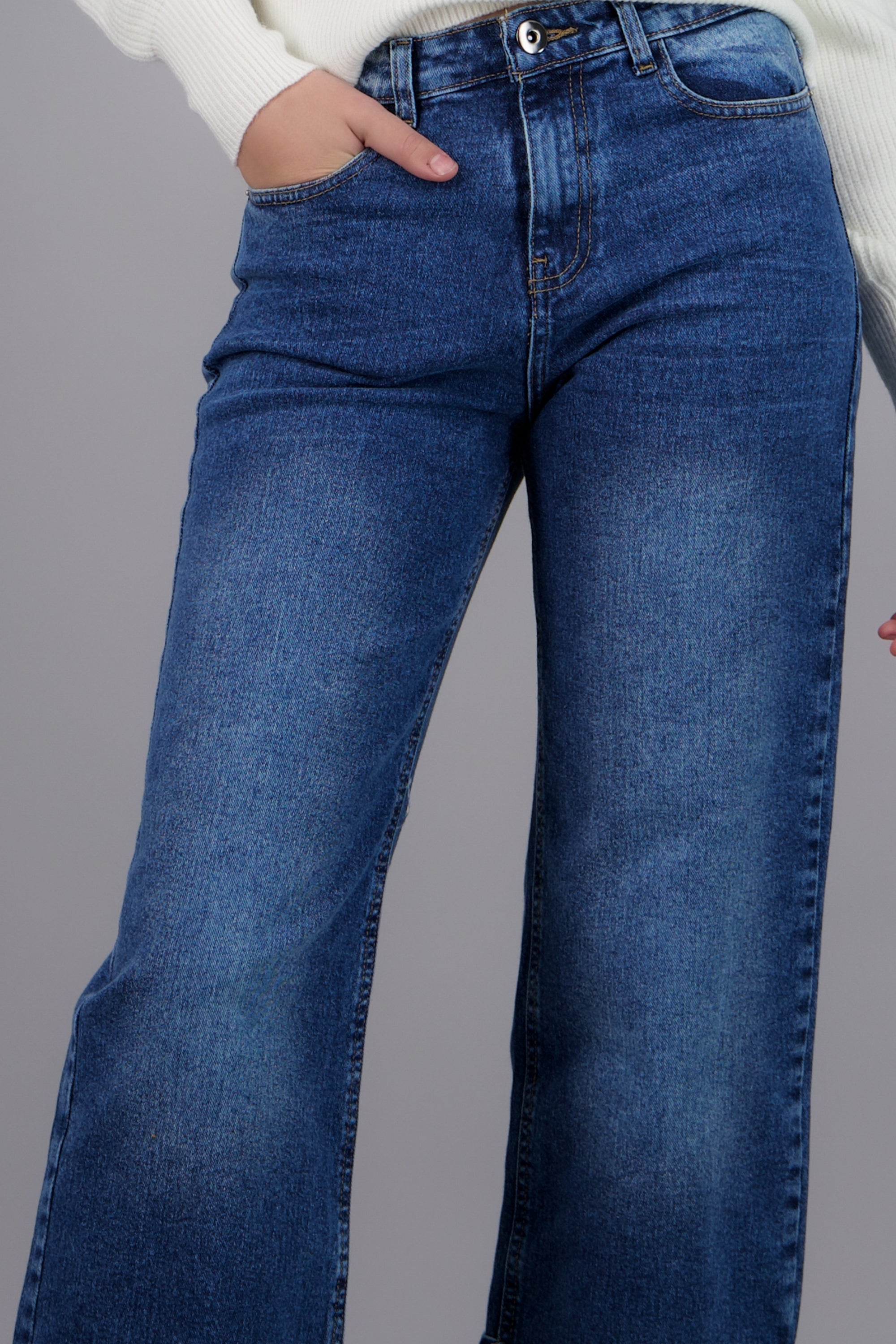 Jeans baggy tiro medio valenciana Hypsters MEDIUM WASH