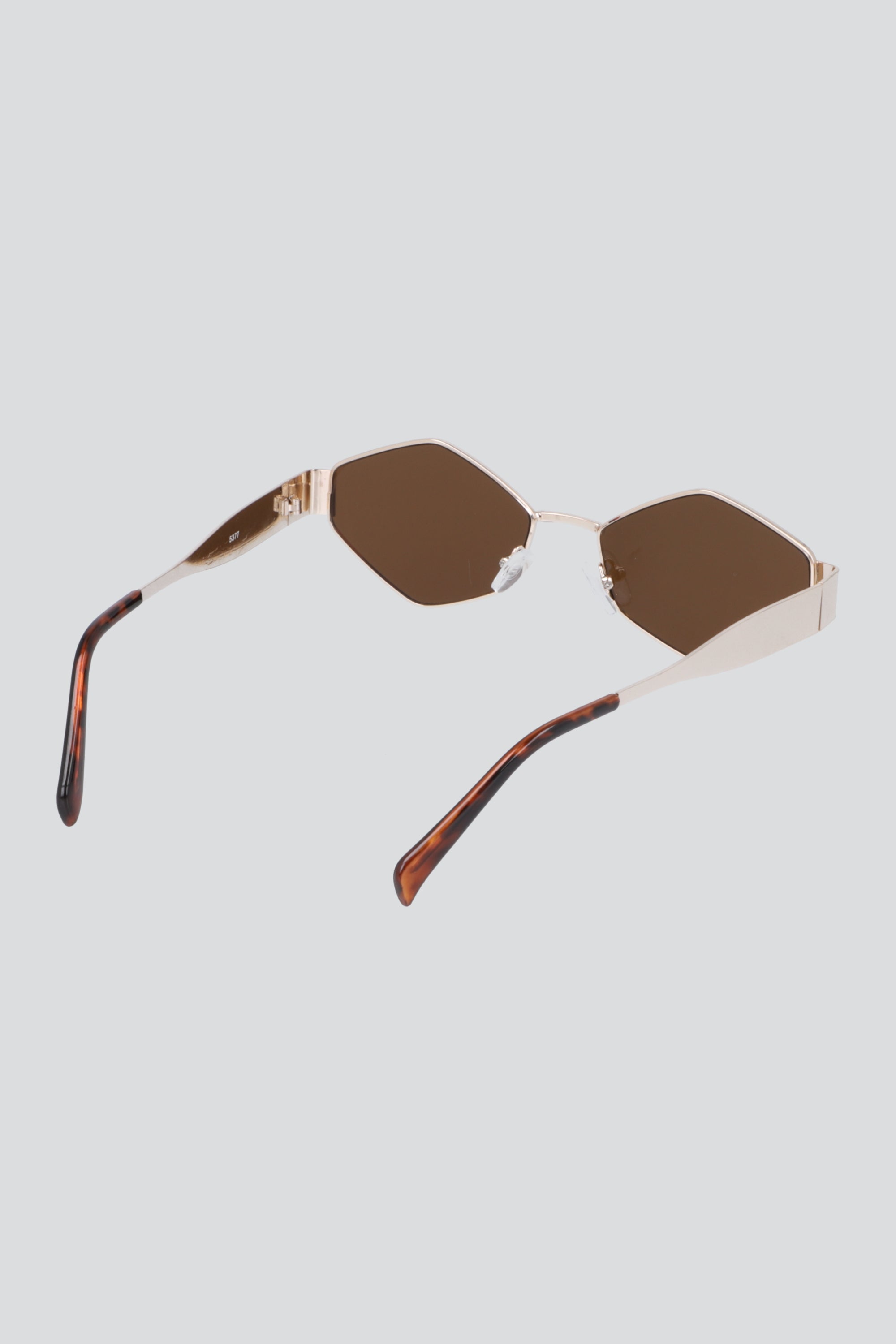 Lentes geométricos marco metálico CAFE