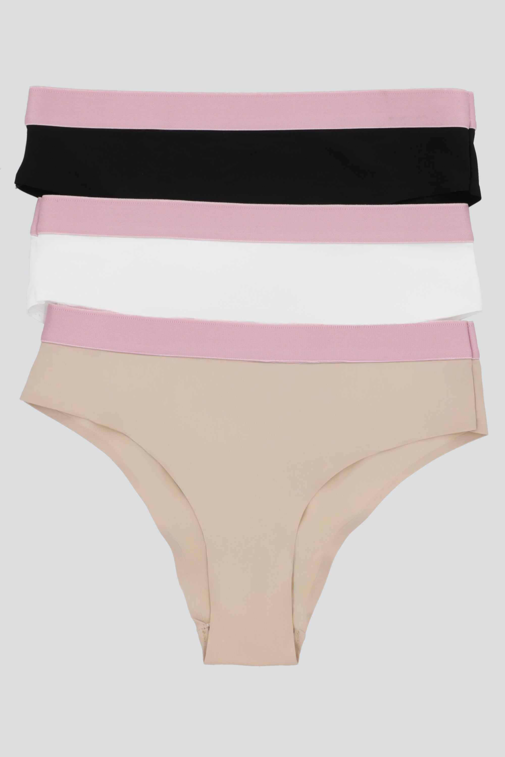 Tripack bikini contraste NEGRO COMBO