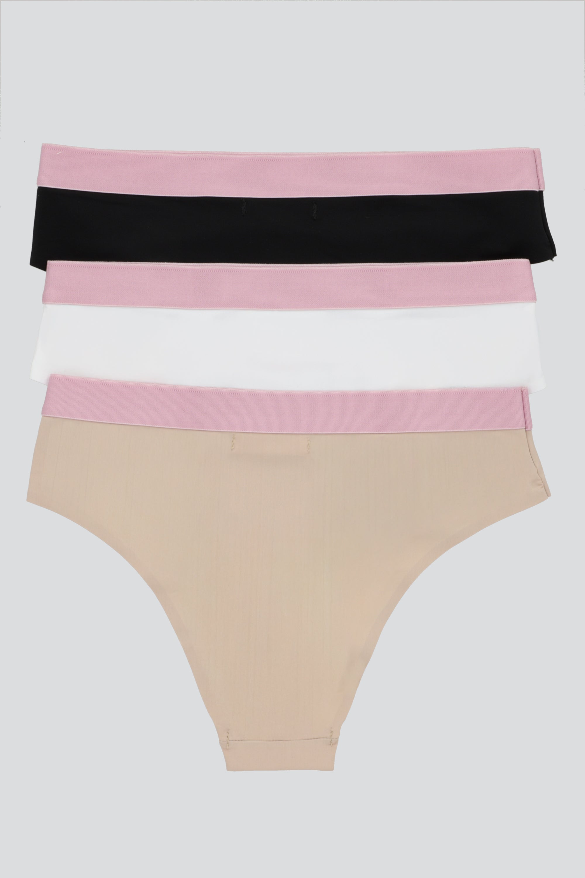 Tripack bikini contraste NEGRO COMBO