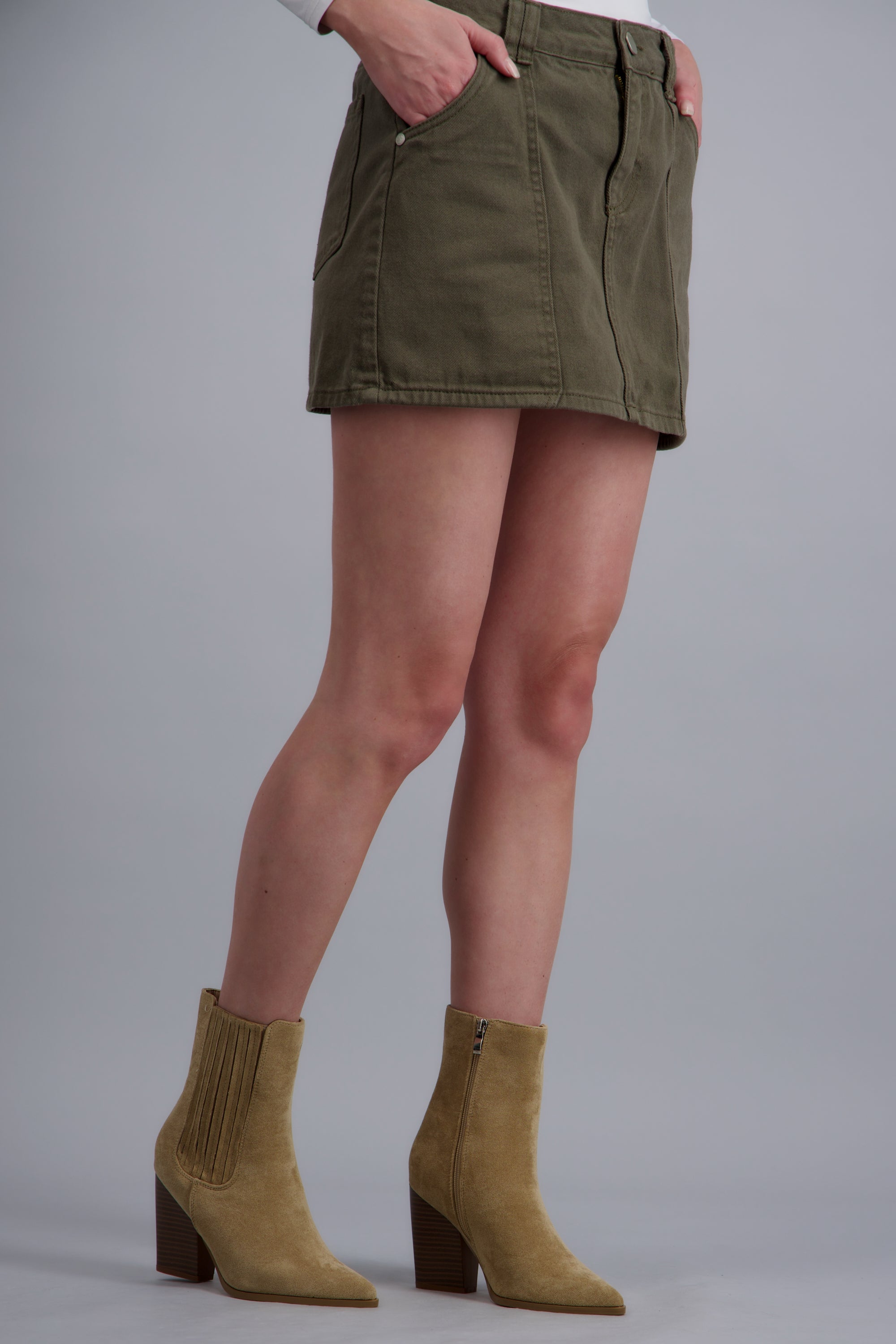 Botin vaquero pointy alto TAUPE