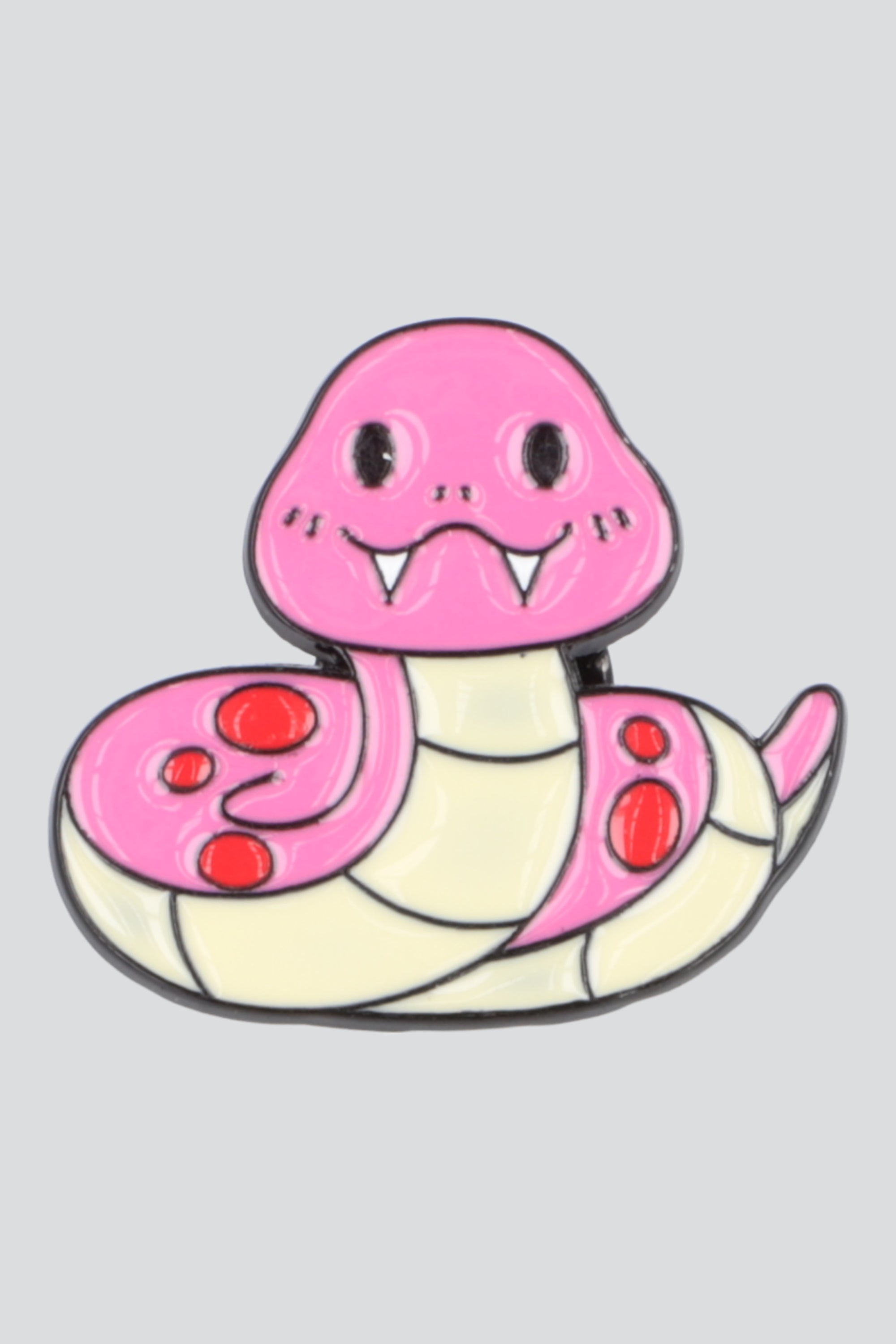 Pin serpiente feliz ROSA