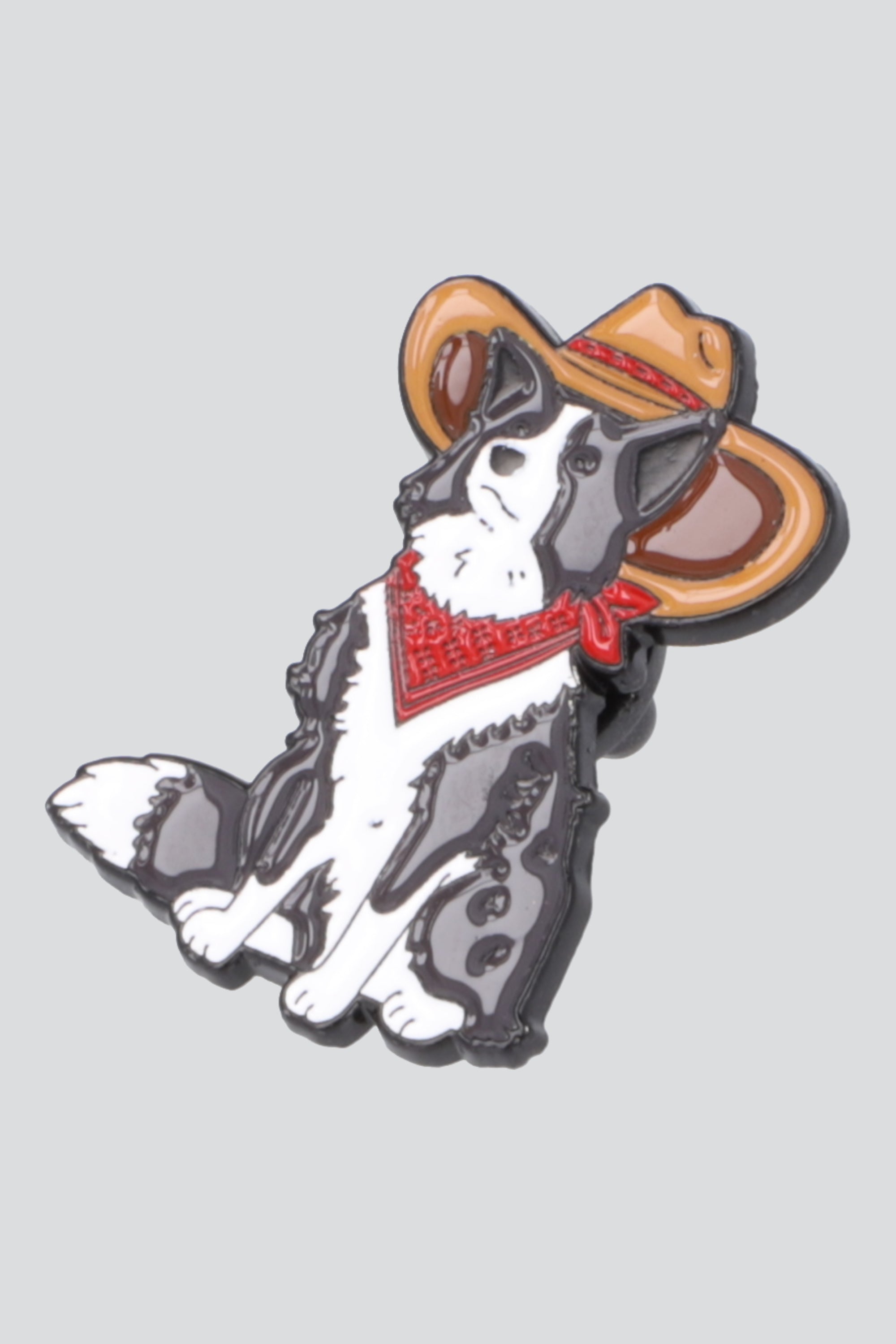 Pin border collie vaquero NEGRO