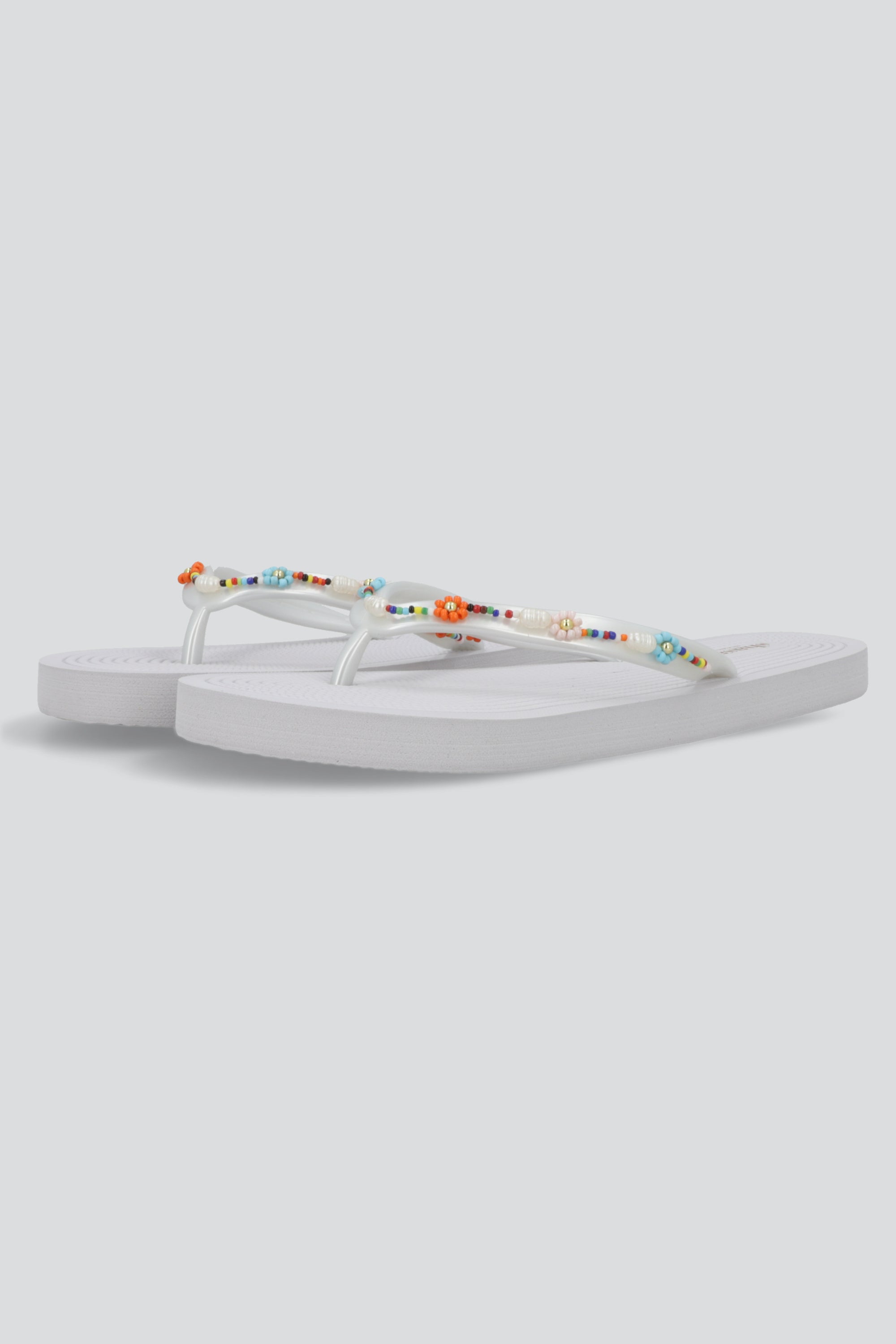Flip flop charms multi BLANCO
