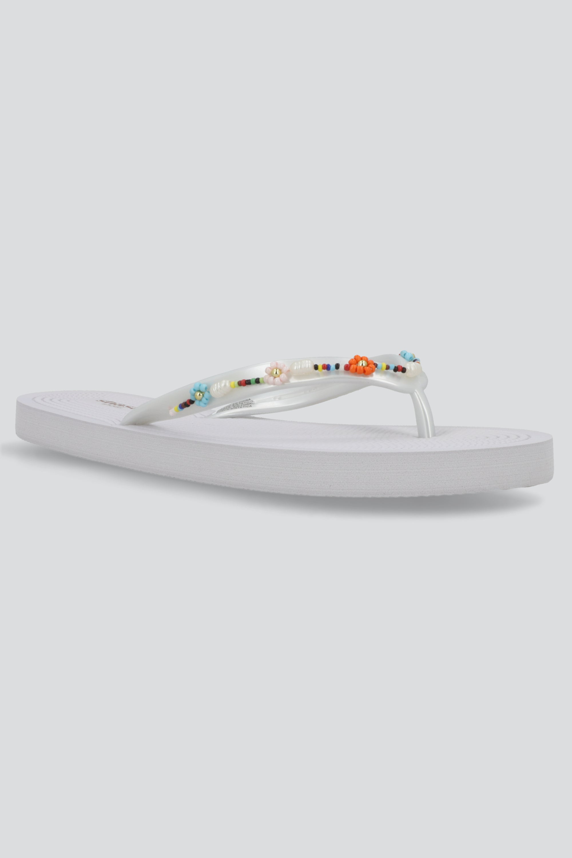 Flip flop charms multi BLANCO