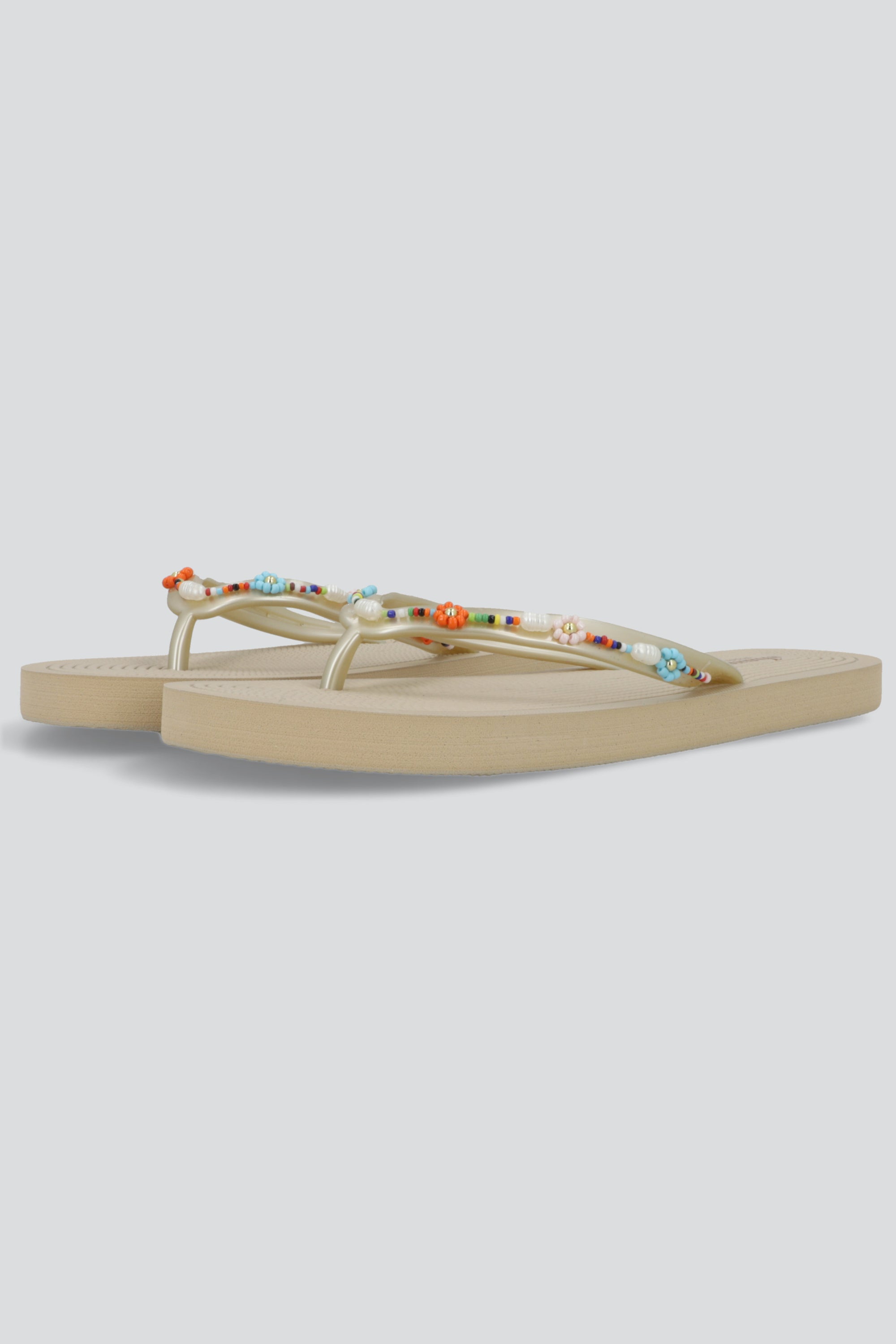 Flip flop charms multi TAUPE