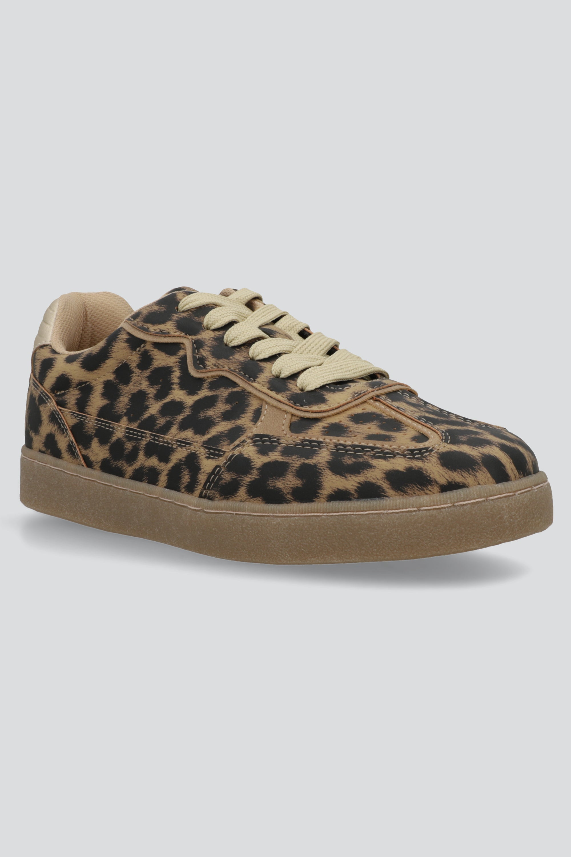 Tenis animalprint leopardo CAFE COMBO