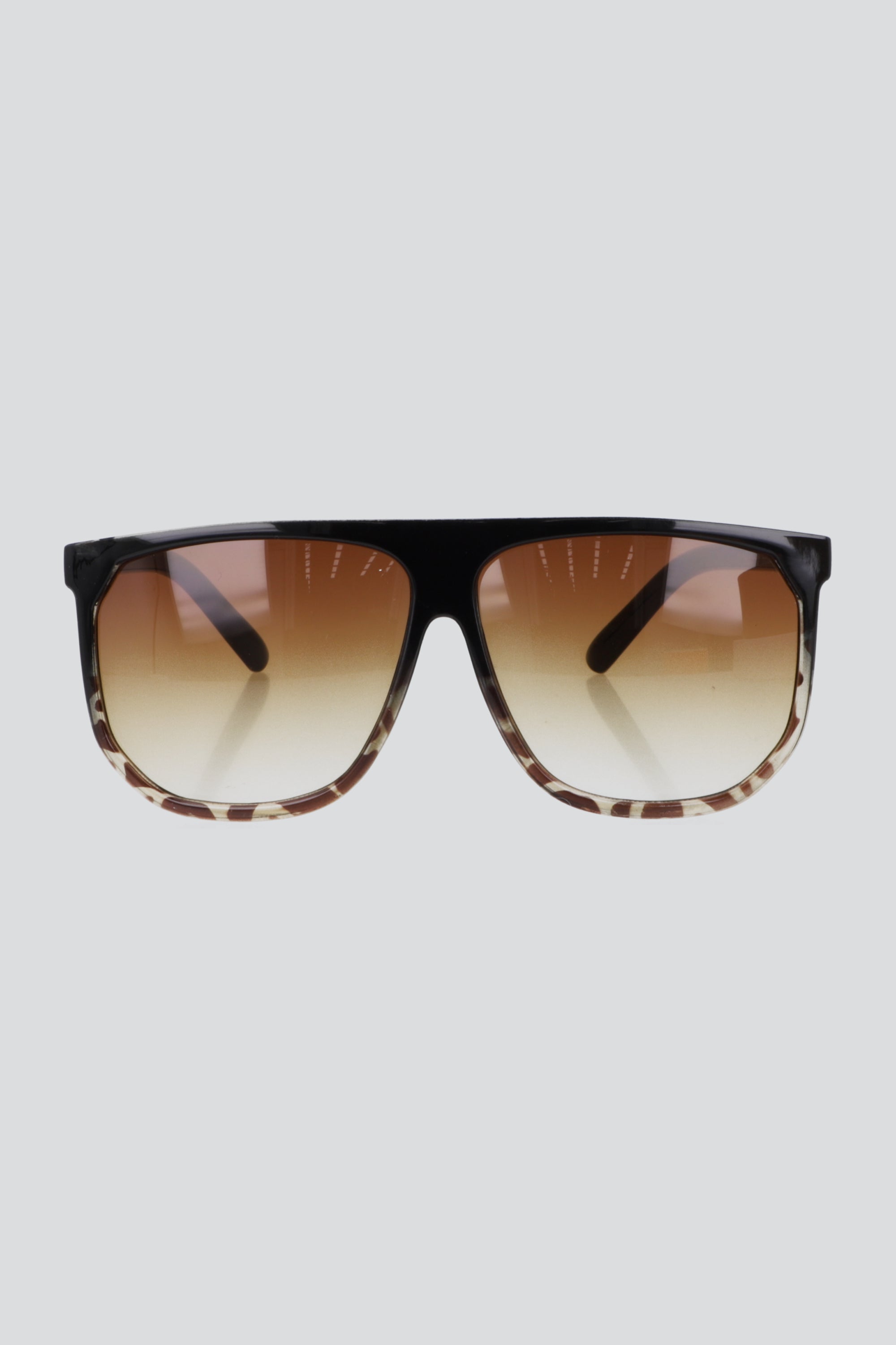Lentes retro oversize carey CAFE COMBO