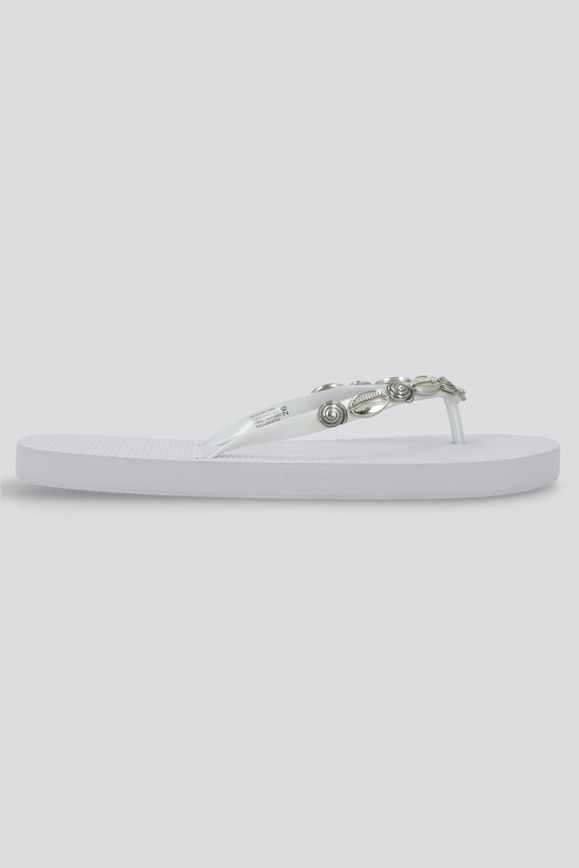 Flip flop charm marinos BLANCO