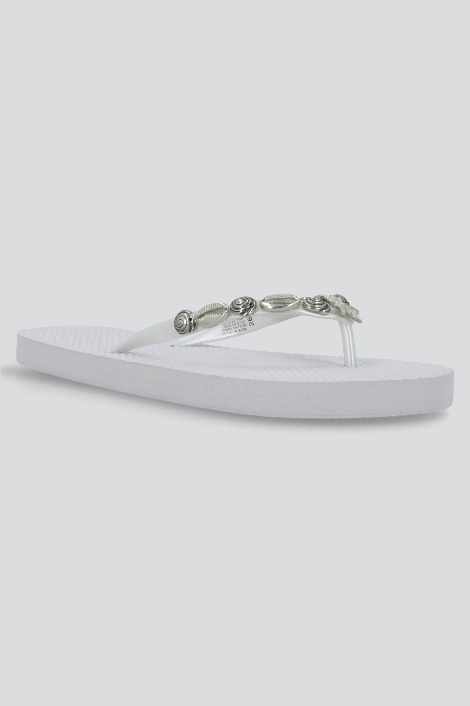 Flip flop charm marinos BLANCO