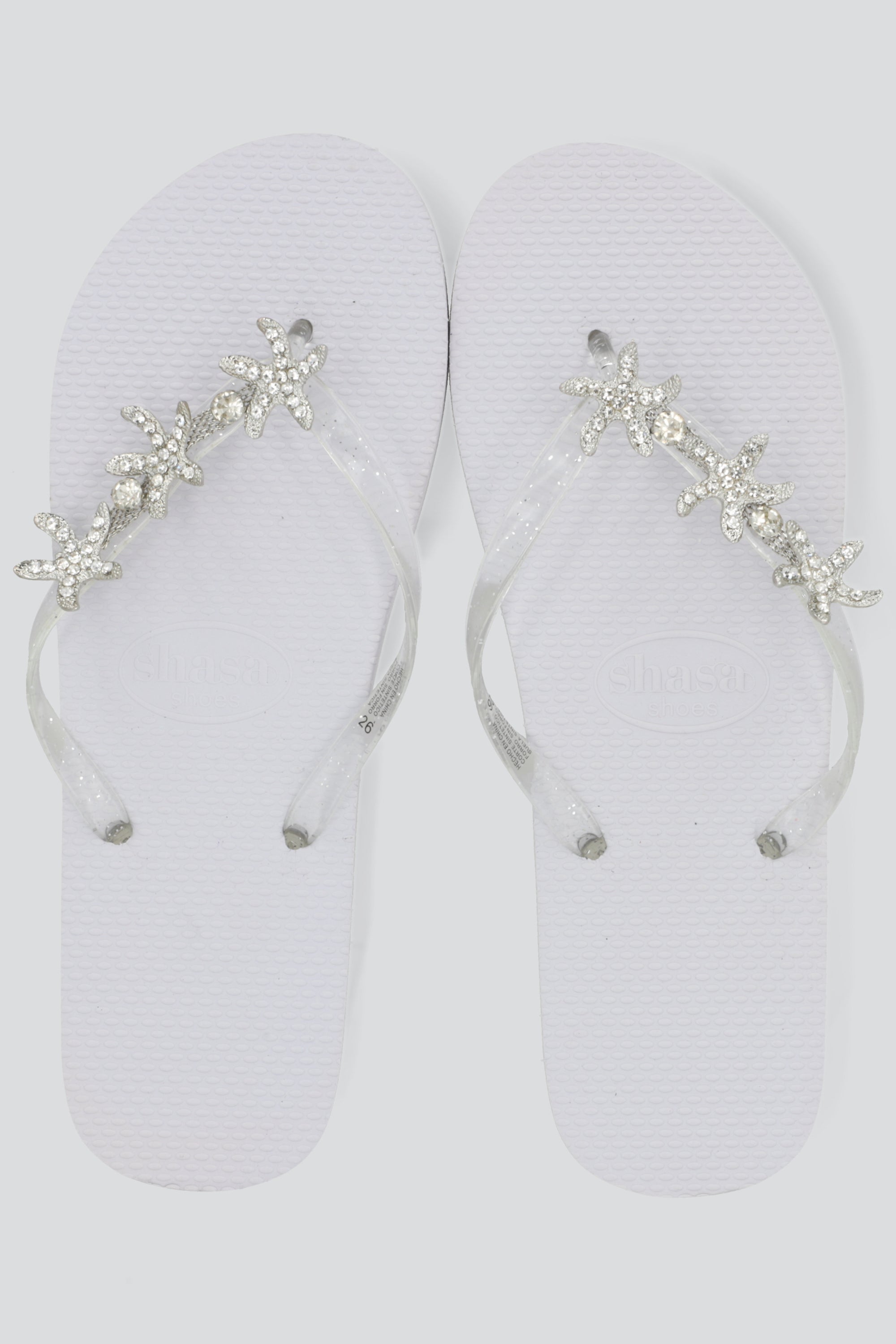 Flip flop estrellas de mar BLANCO