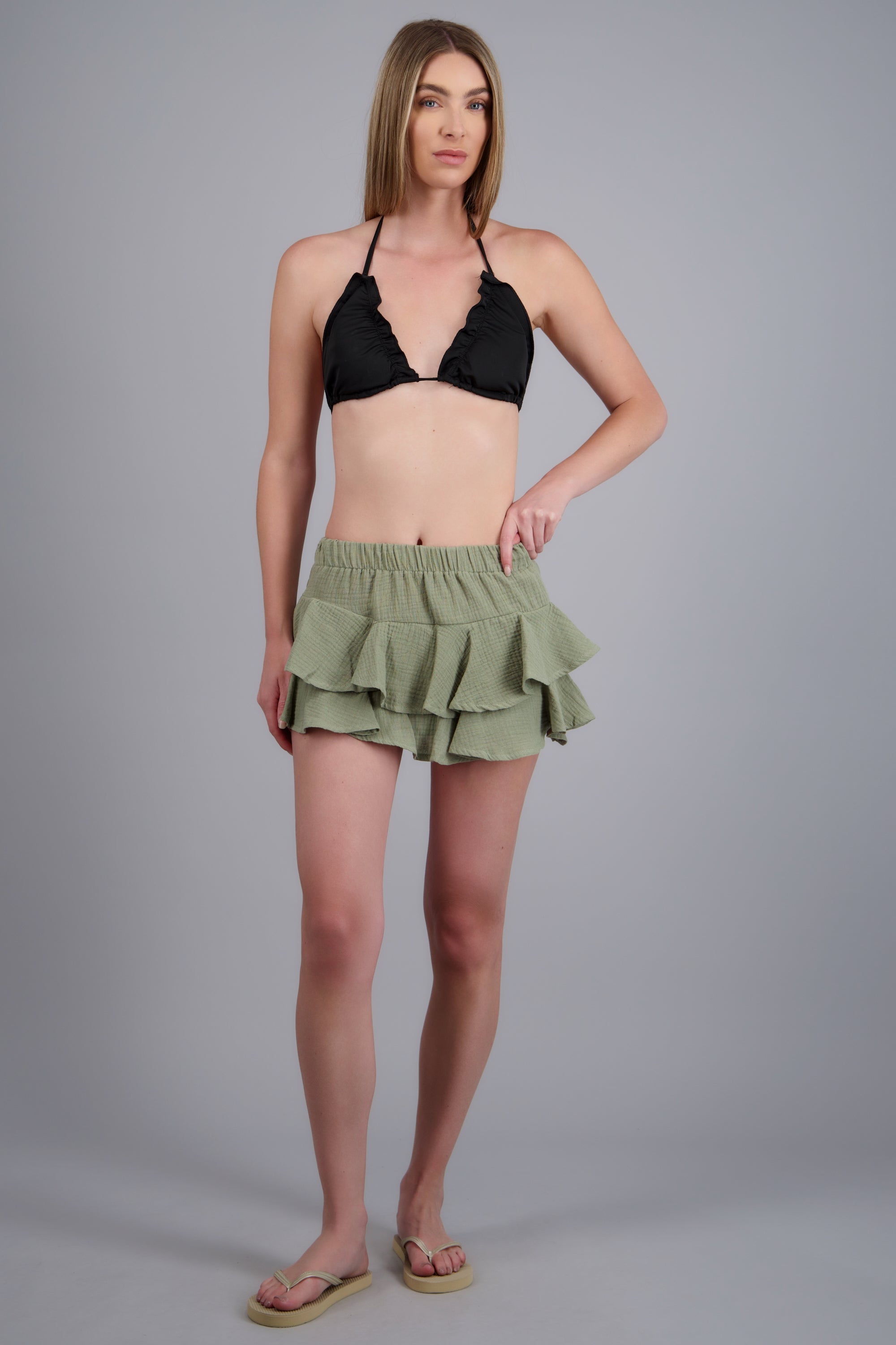 Flip flop sencilla a tono TAUPE