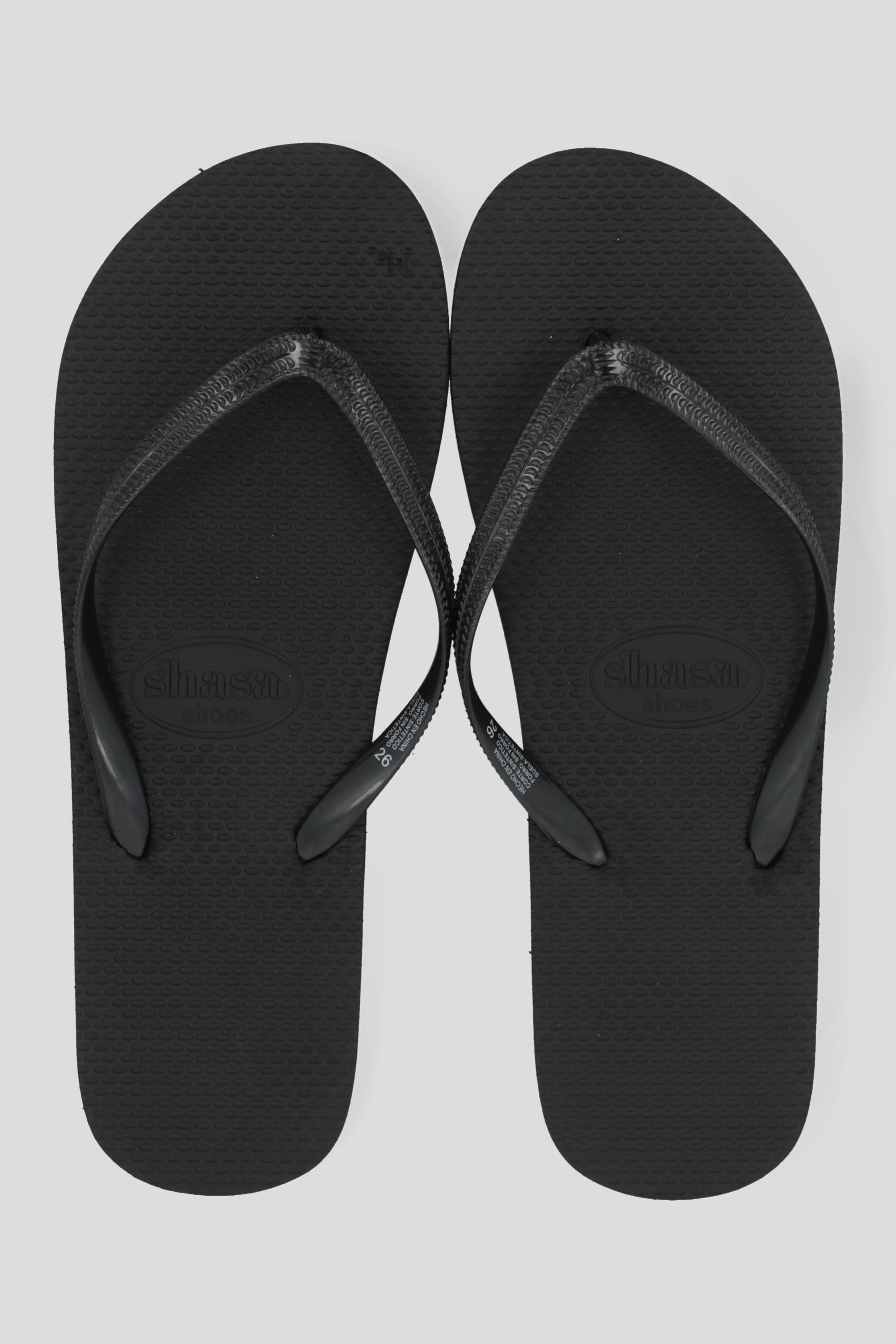 Flip flop sencilla a tono NEGRO