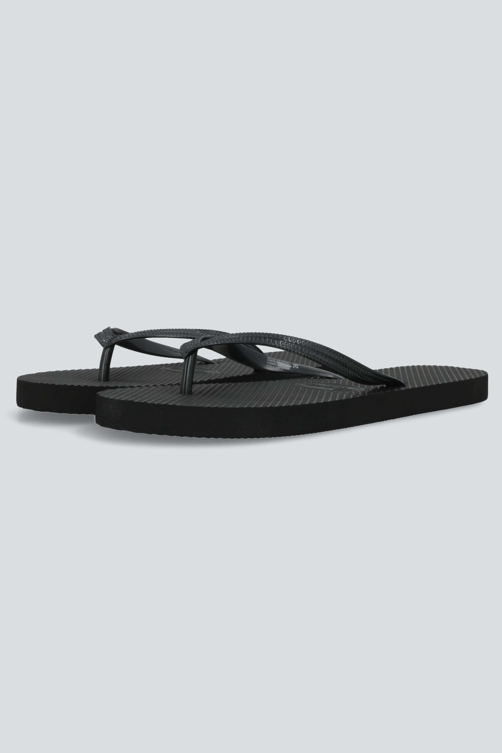 Flip flop sencilla a tono NEGRO