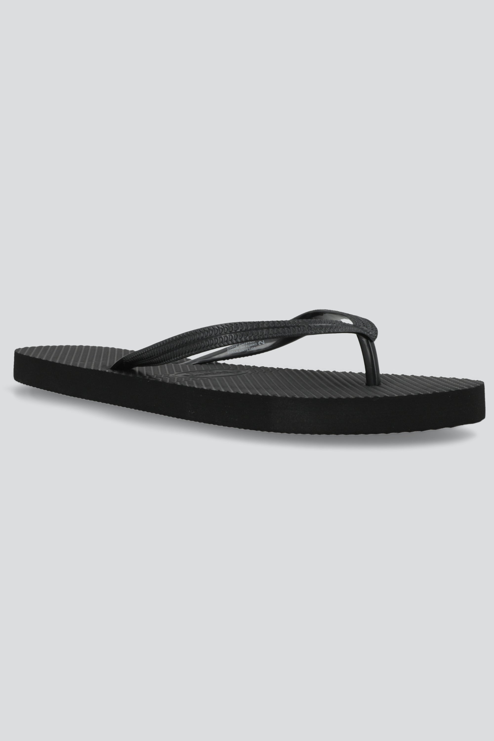 Flip flop sencilla a tono NEGRO