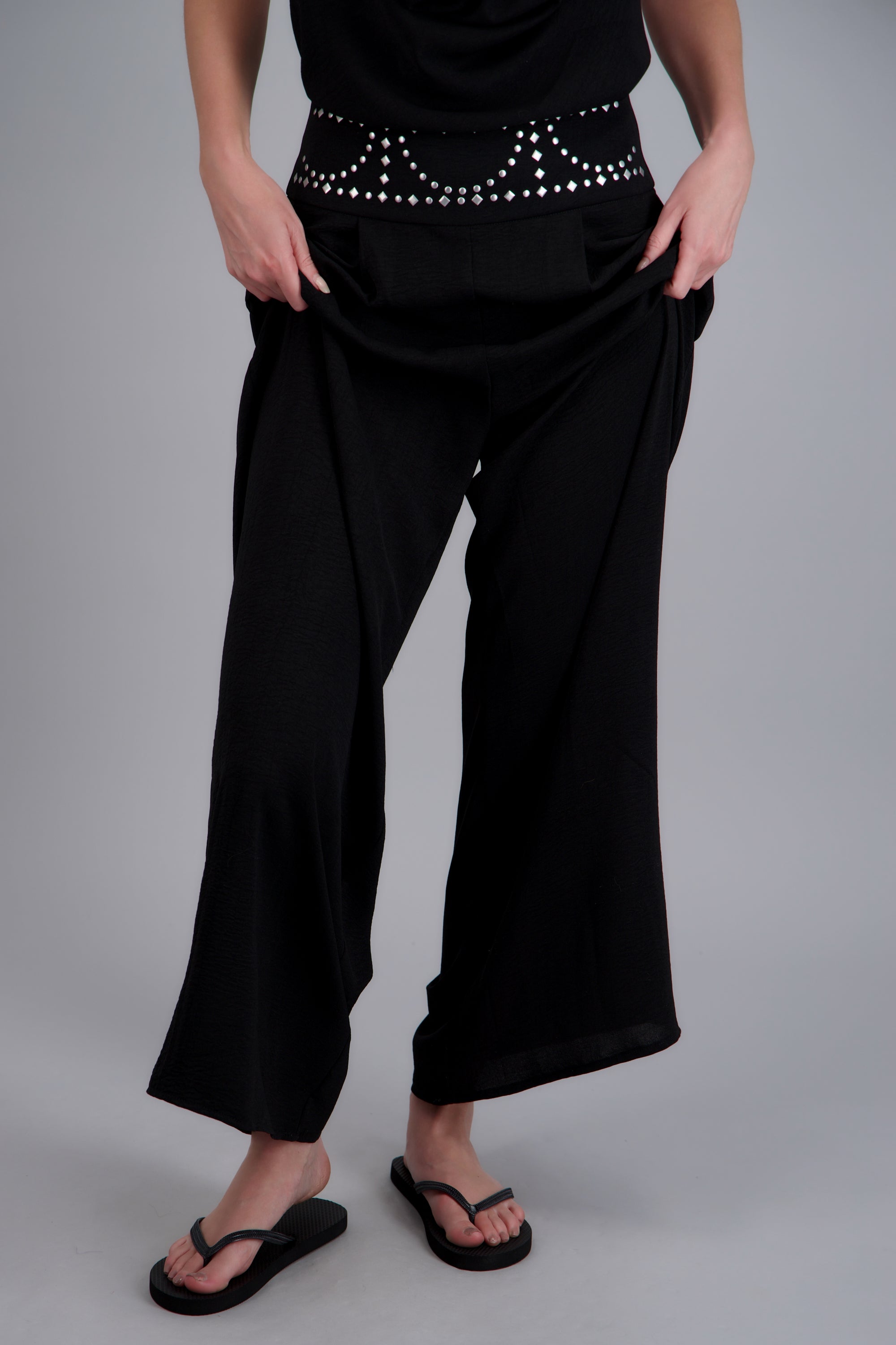 Flip flop sencilla a tono NEGRO