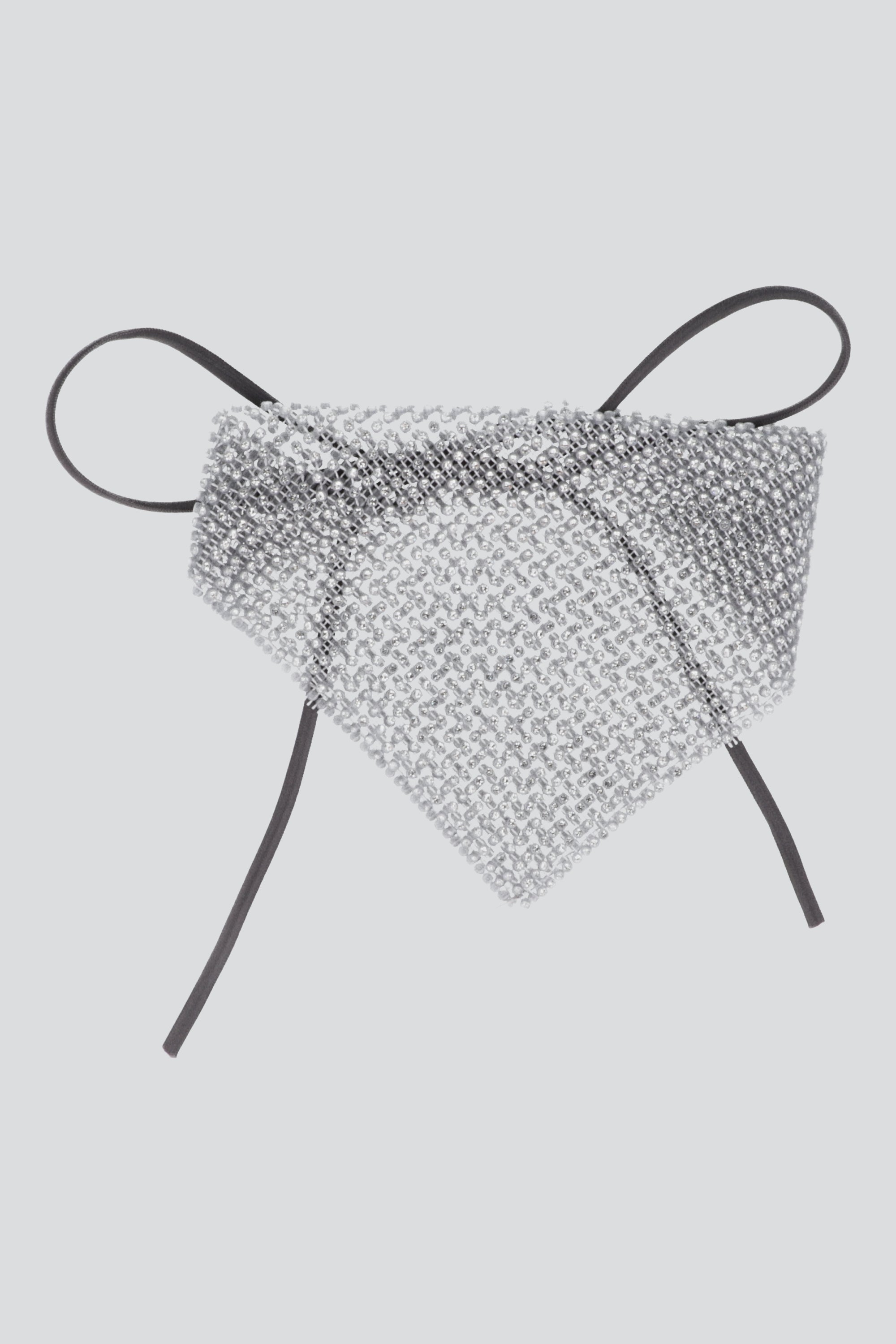 Pañuelo brillos PLATA