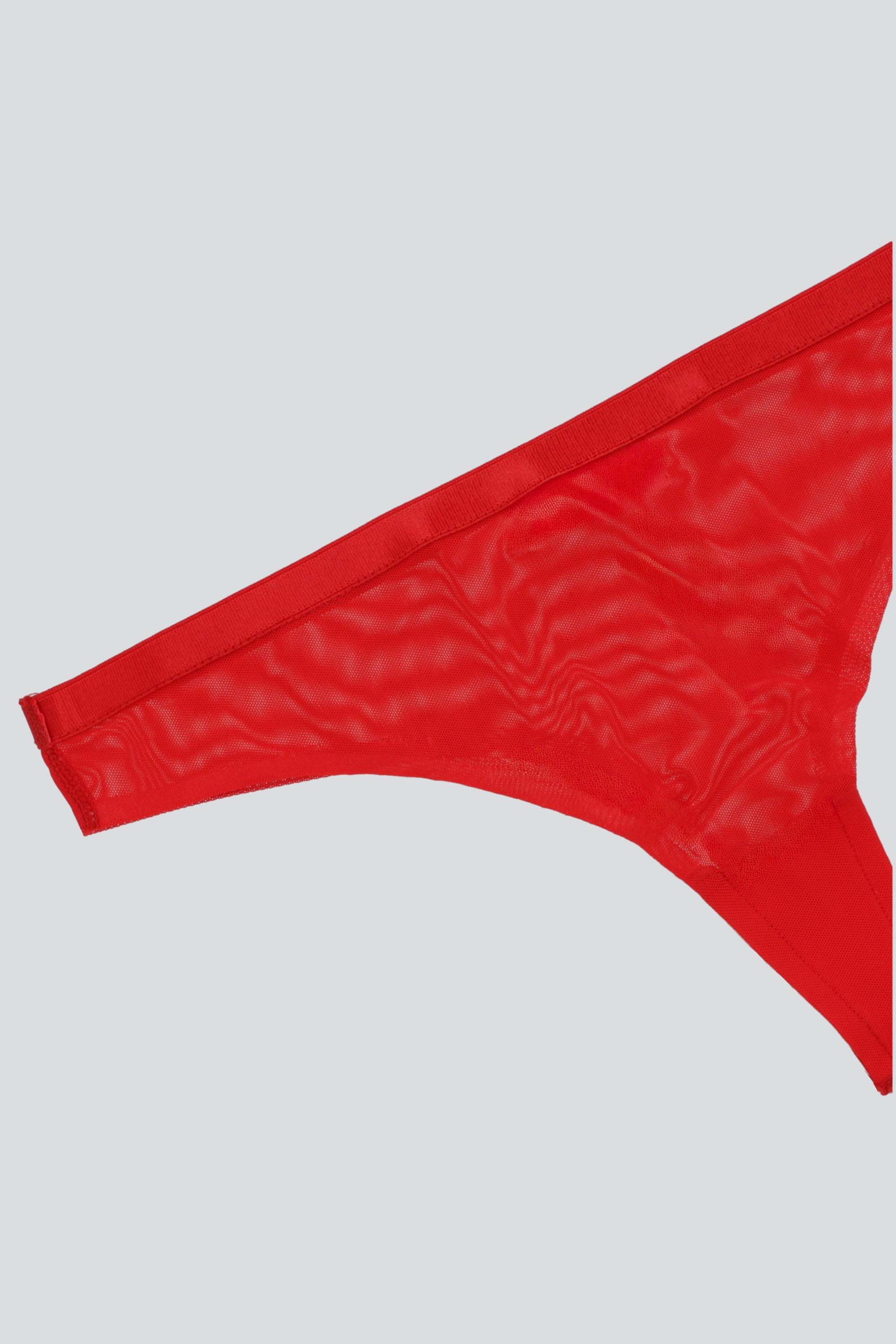 Tanga mesh ROJO