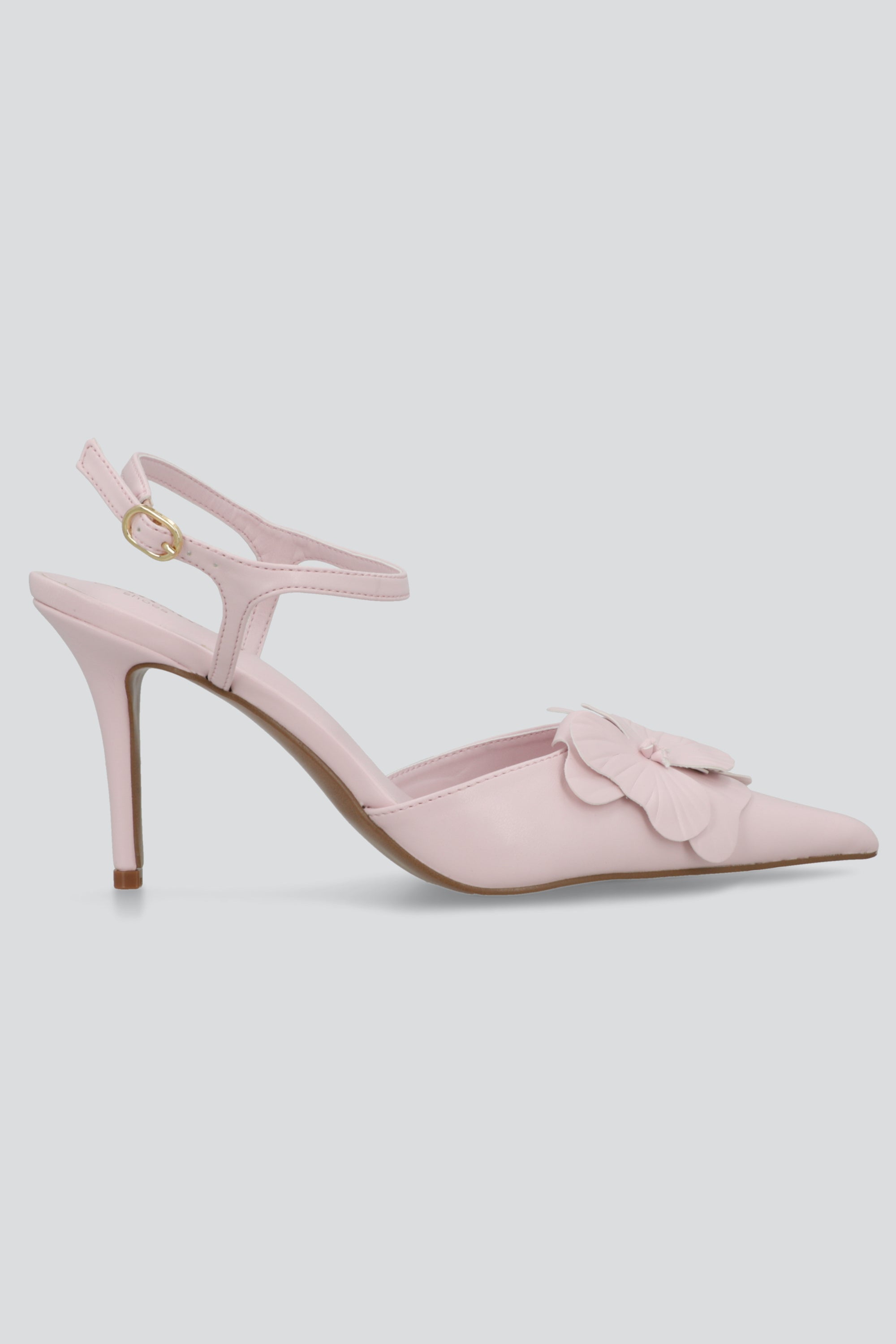 Tacon pointy flor 3d BLUSH
