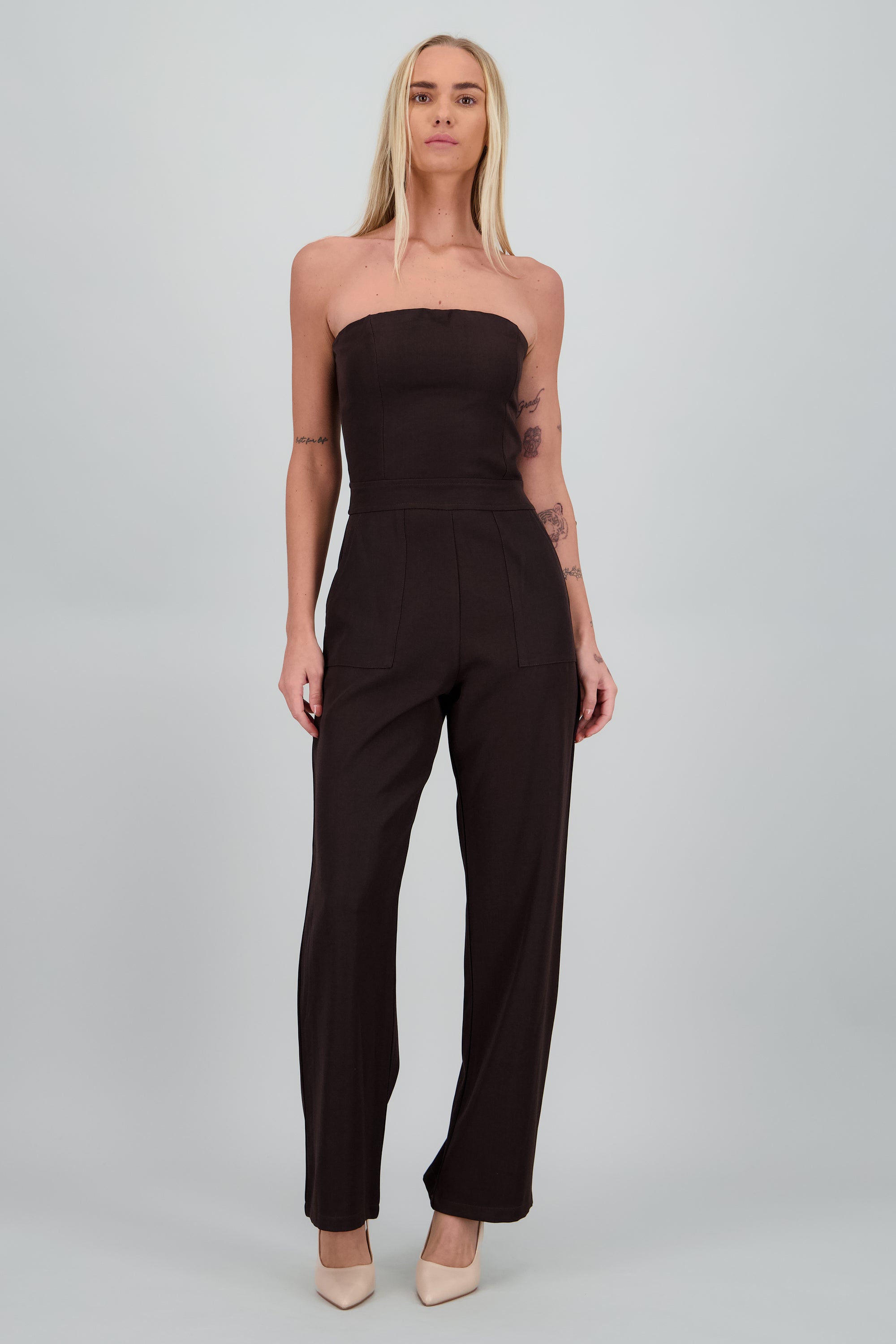 jumpsuit minimal fit CHOCOLATE