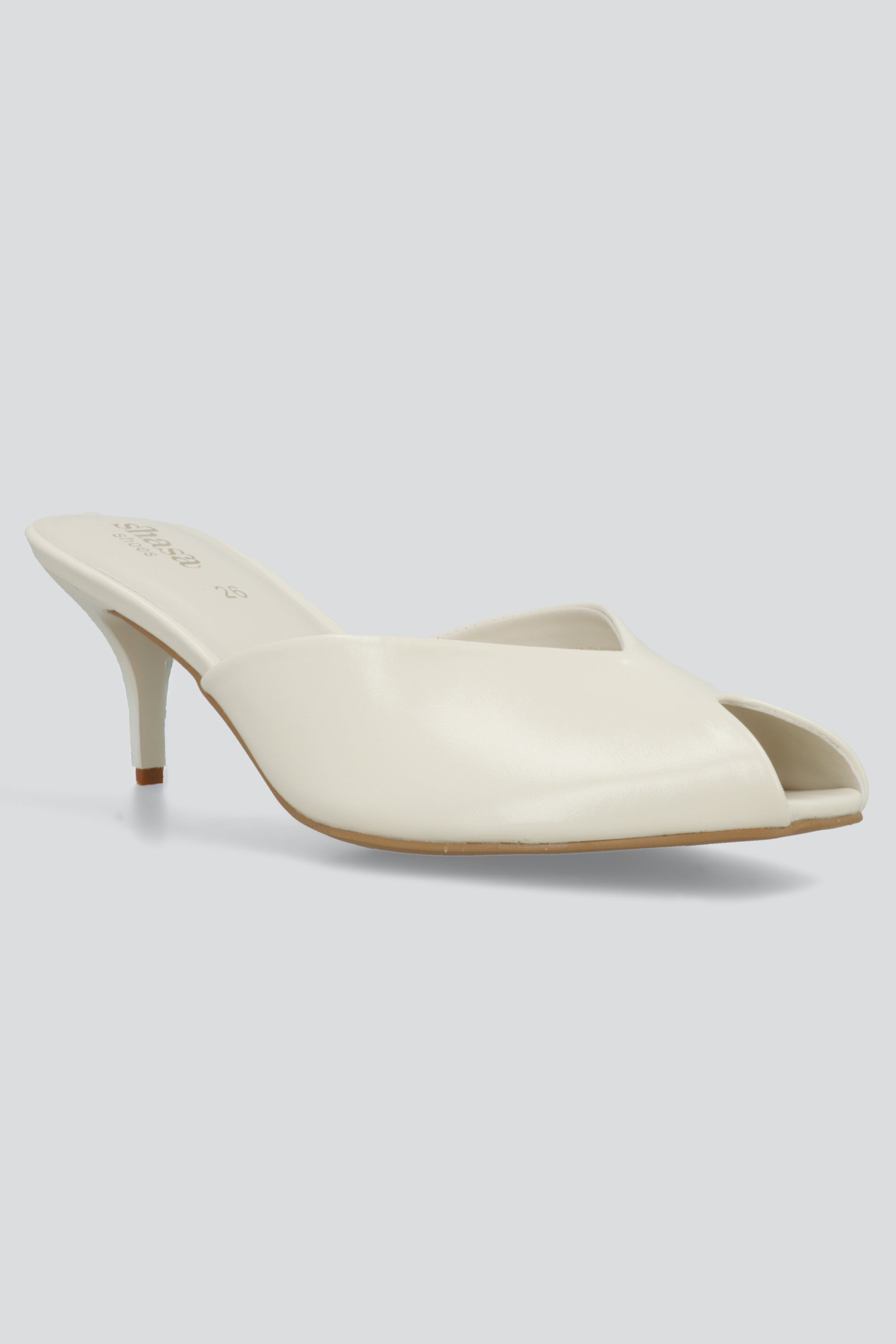 Tacon kitten pep toe HUESO