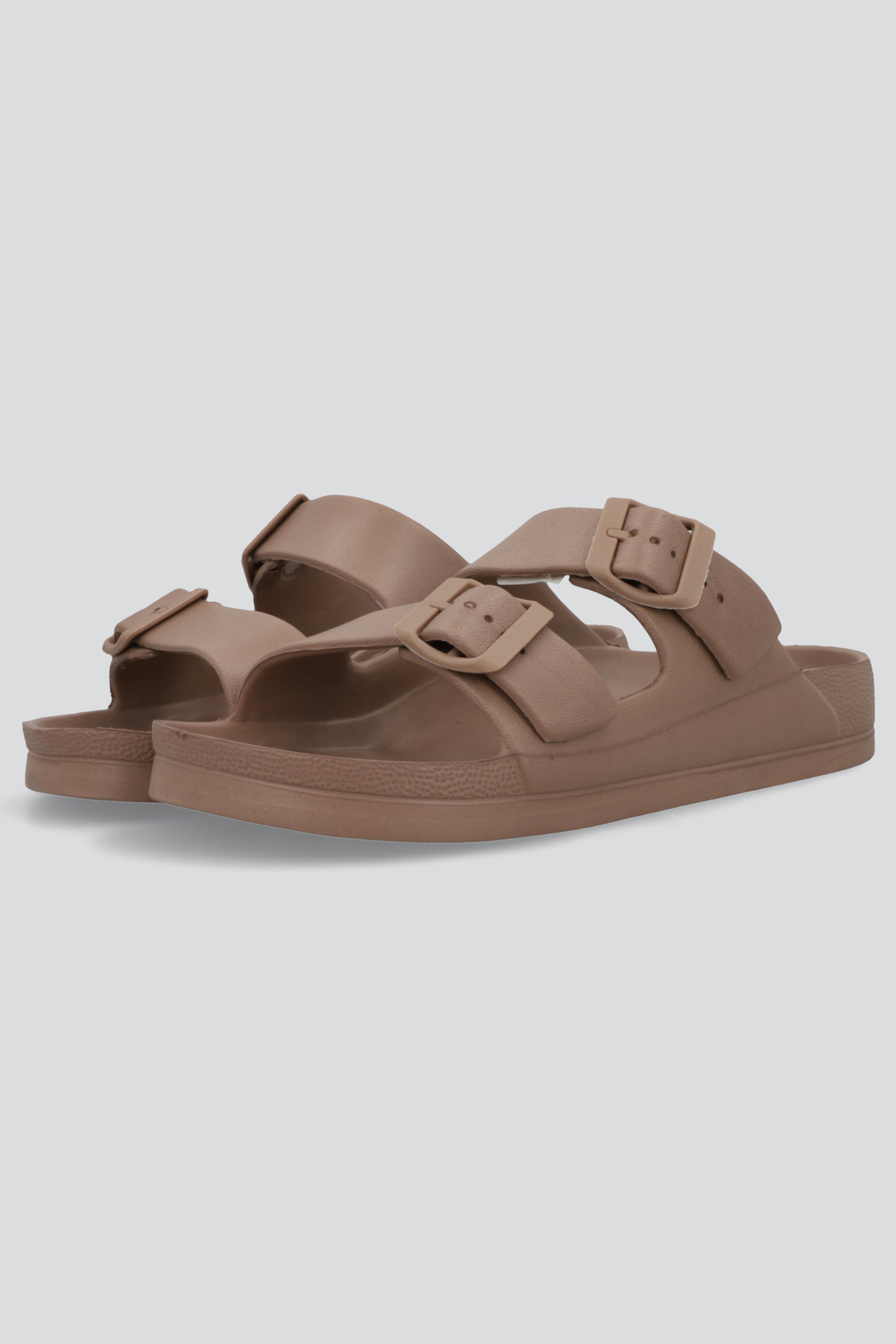 Sandalia eva dos tiras hebilla TAUPE