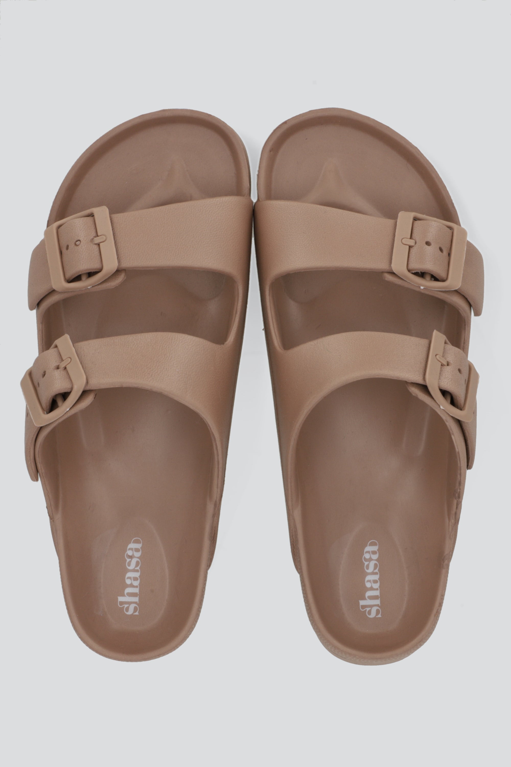 Sandalia eva dos tiras hebilla TAUPE